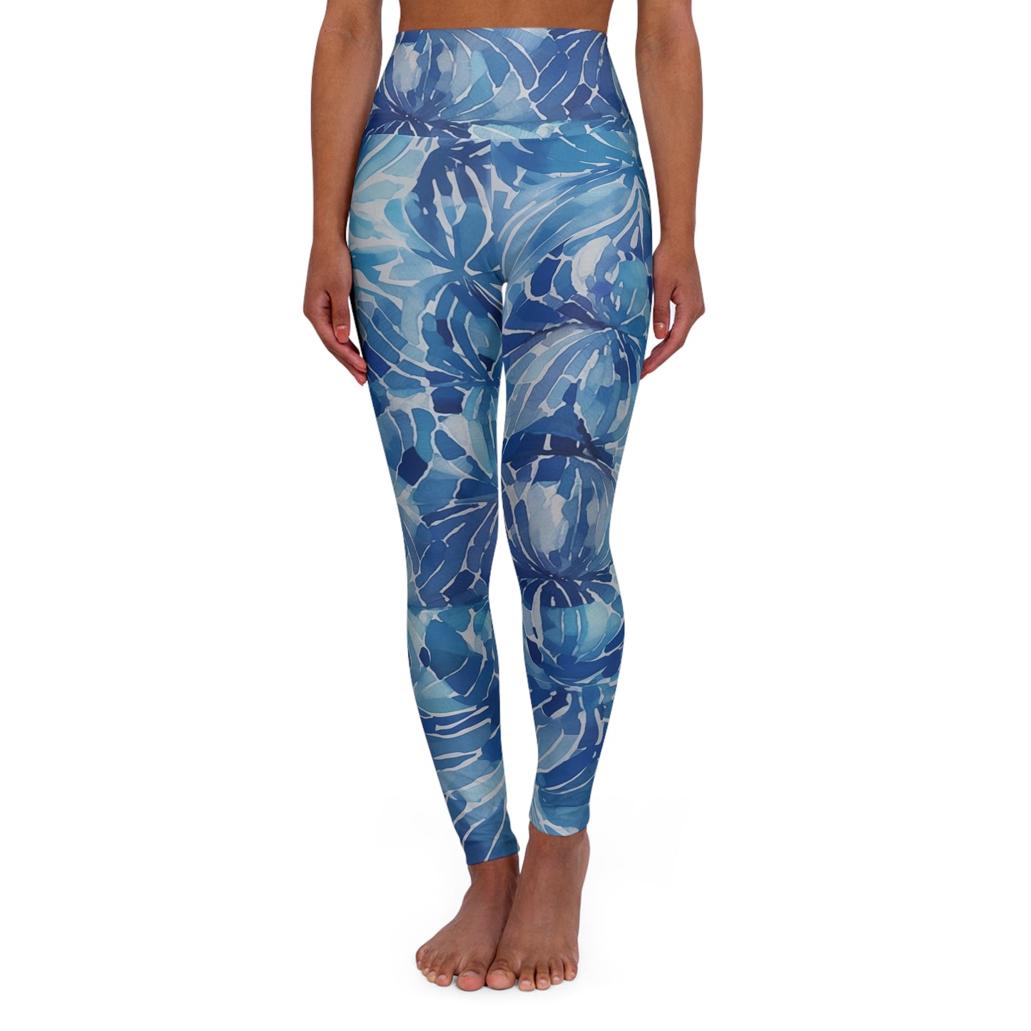 High Waisted Leggings - Colette Flint Shibori