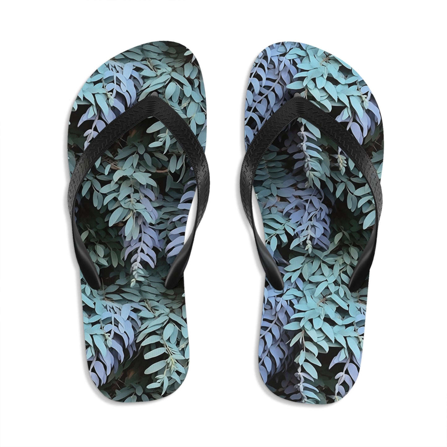 Unisex Flip-Flops - Purple Sage, Purple Sage