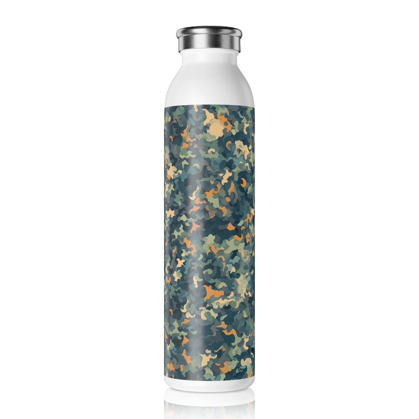 Slim Water Bottle - Jacquette Sirsasana Camouflage
