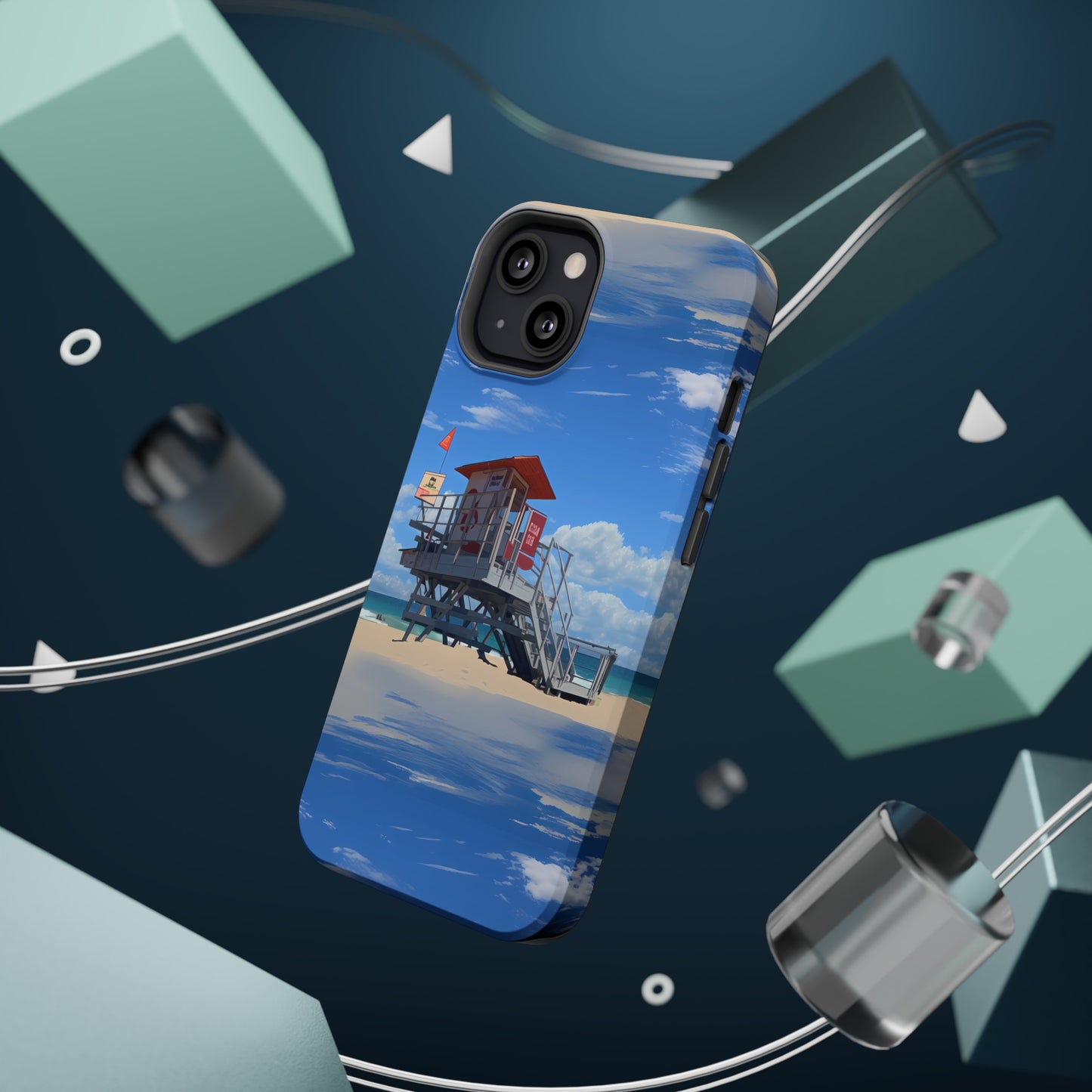 MagSafe Tough iPhone Case - Love and Santa Monica