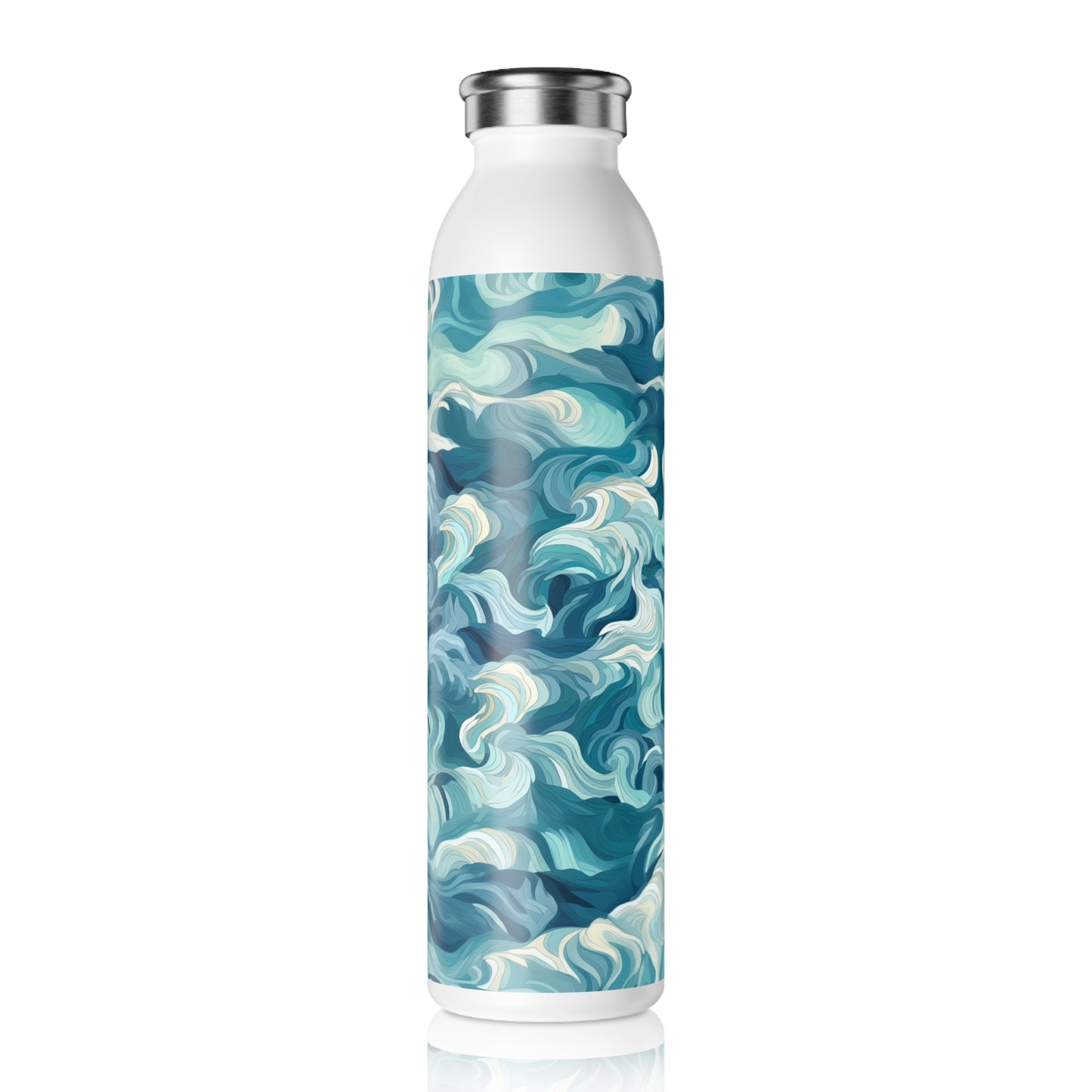 Slim Water Bottle - Drew Florence Oceanwaves
