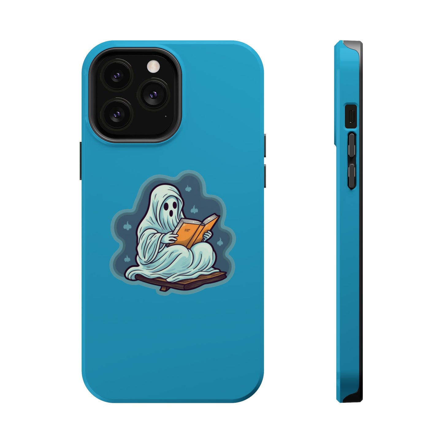 Bookish Ghost Phone Case, Halloween Literary iPhone Case, Teacher's Halloween Present, Librarian Themed Phone Case, Spooky Ghost iPhone Case