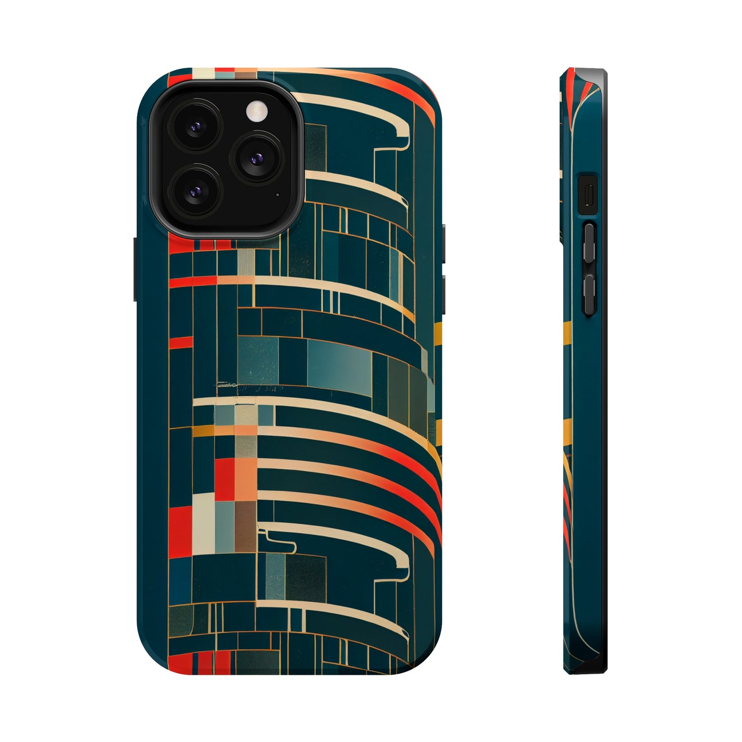 MagSafe Tough iPhone Case - Mecha Modernist