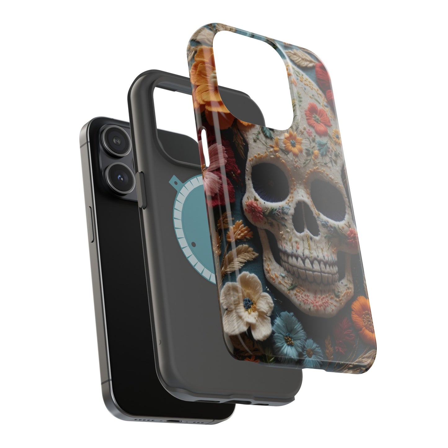MagSafe Tough iPhone Case - "Embroidery Artistry"