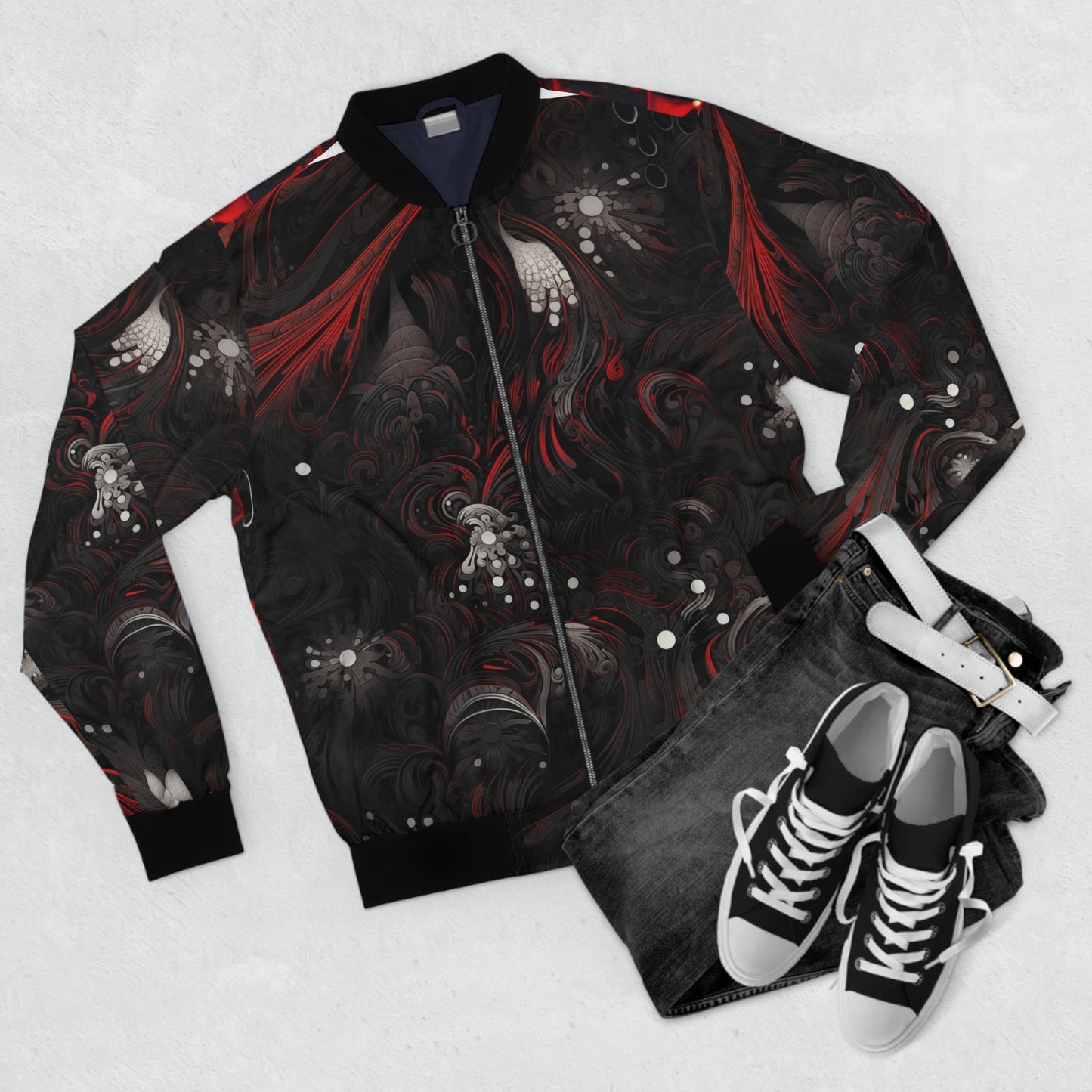 Men's Bomber Jacket - Darth Vader Moebius Style