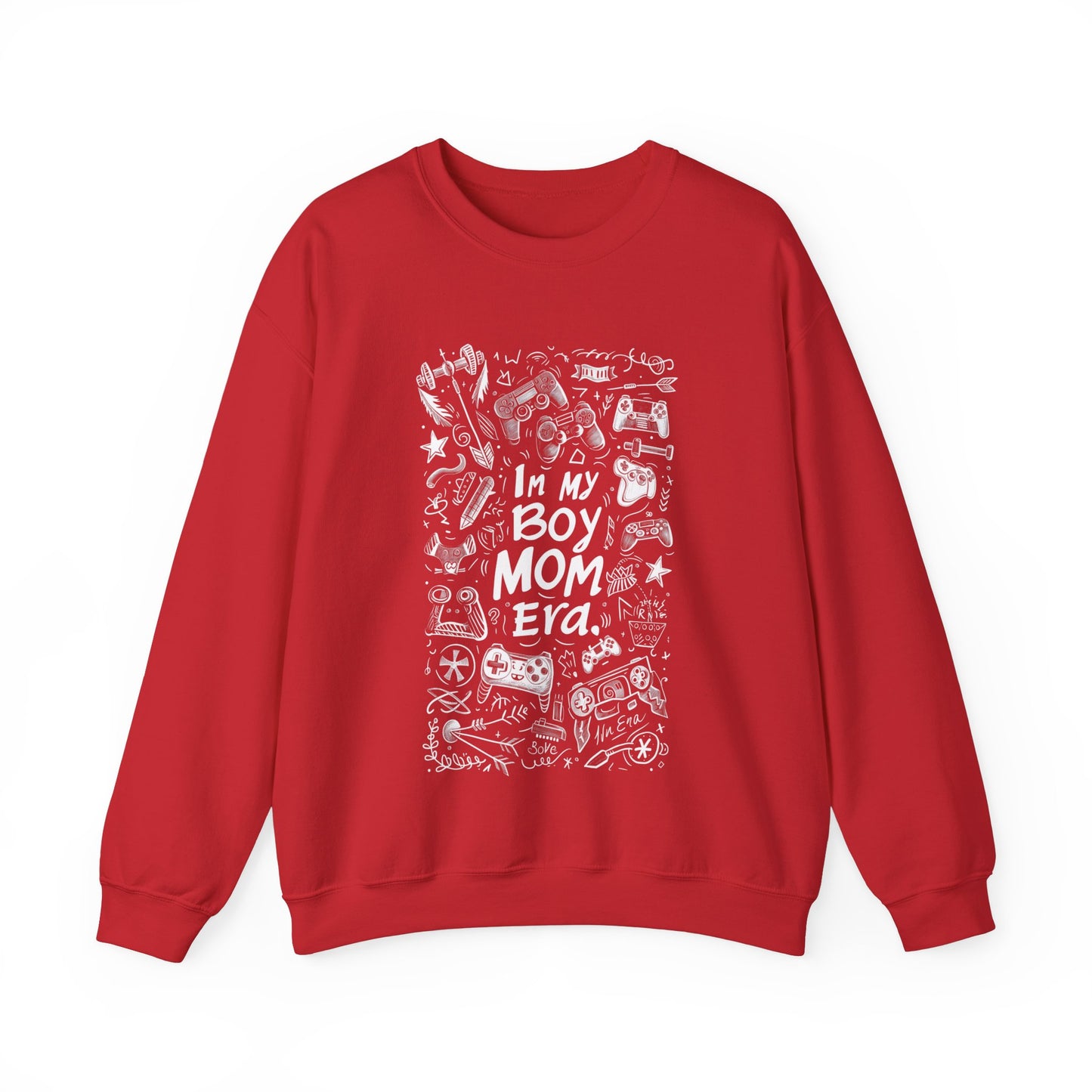 Unisex Heavy Blend™ Crewneck Sweatshirt - In My Boy Mom Era - Gamer