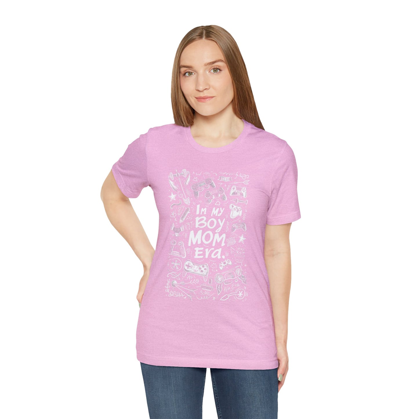 Unisex Jersey Short Sleeve Tee - In My Boy Mom Era - Gamer