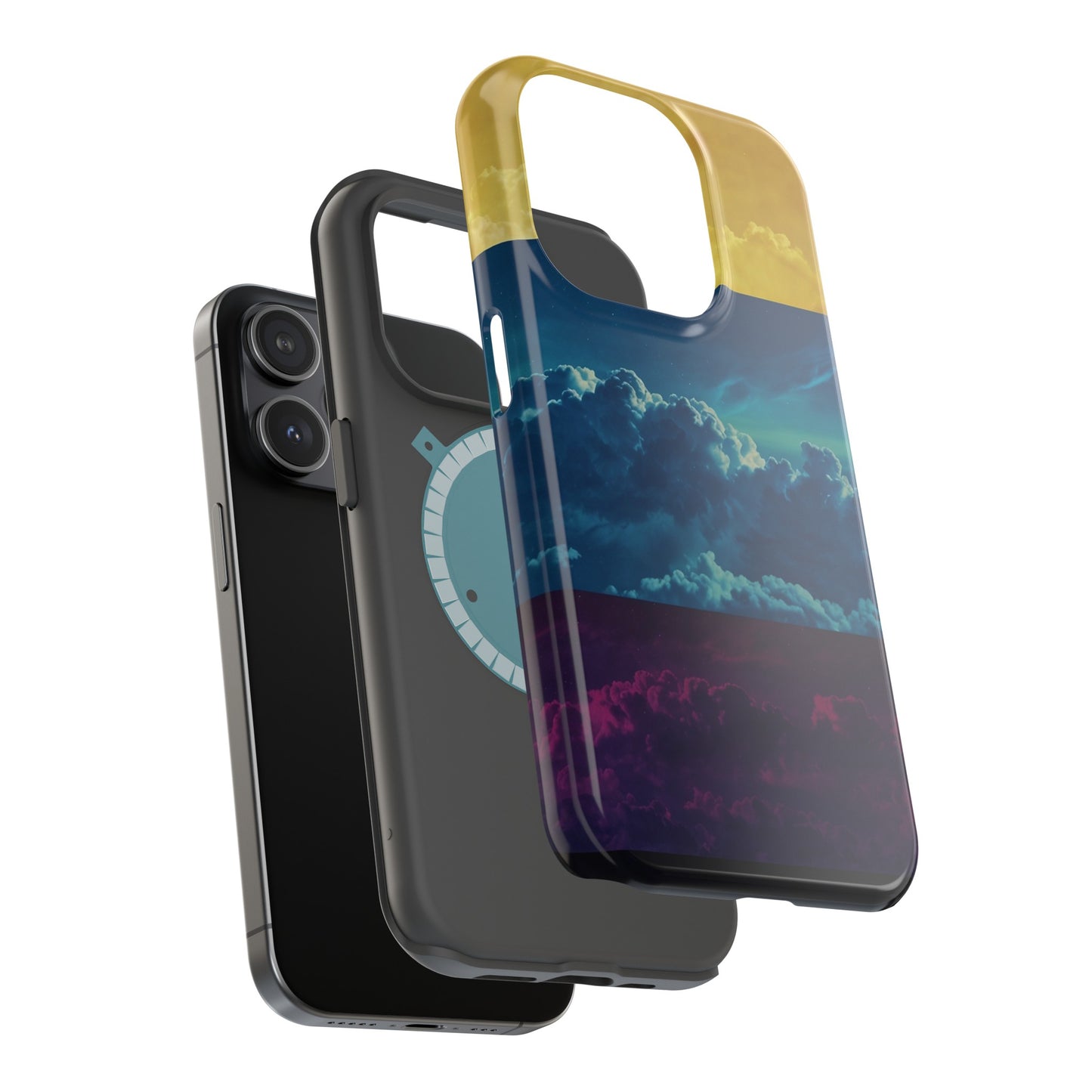 MagSafe Tough iPhone Case - "Nebula Synthwave"