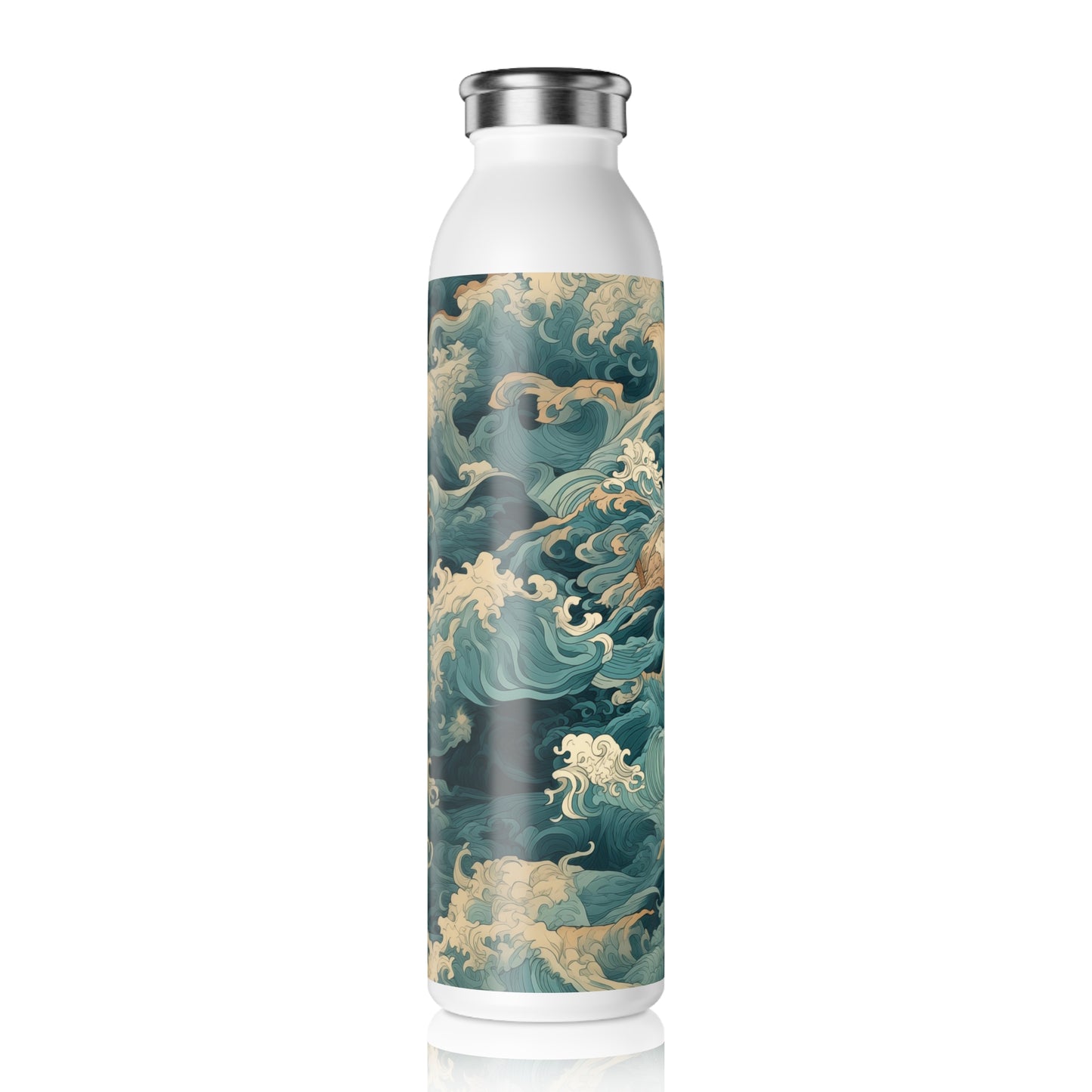 Slim Water Bottle - Elric Belmont Anime Ocean