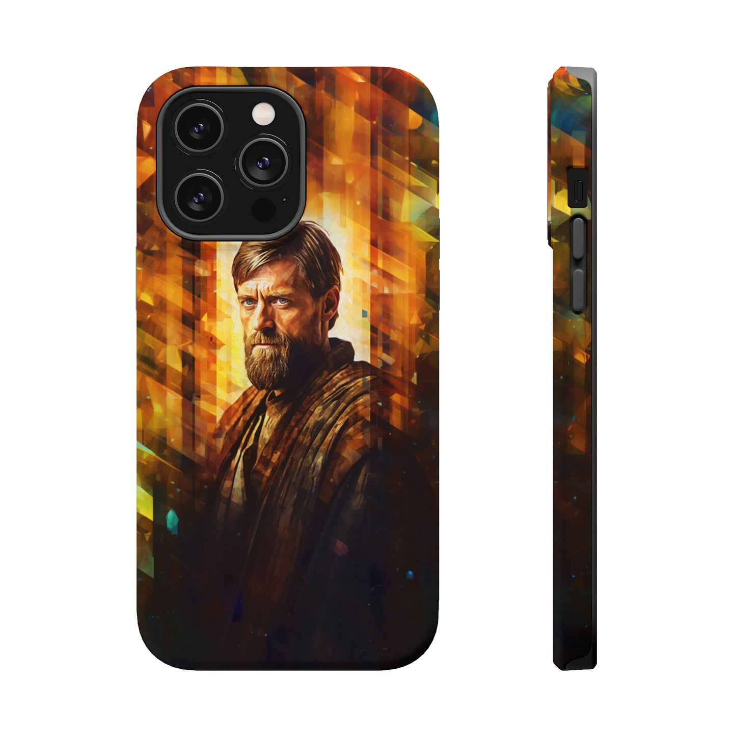 MagSafe Tough iPhone Case - Obi Wan Kenobi Abstract Expressionism