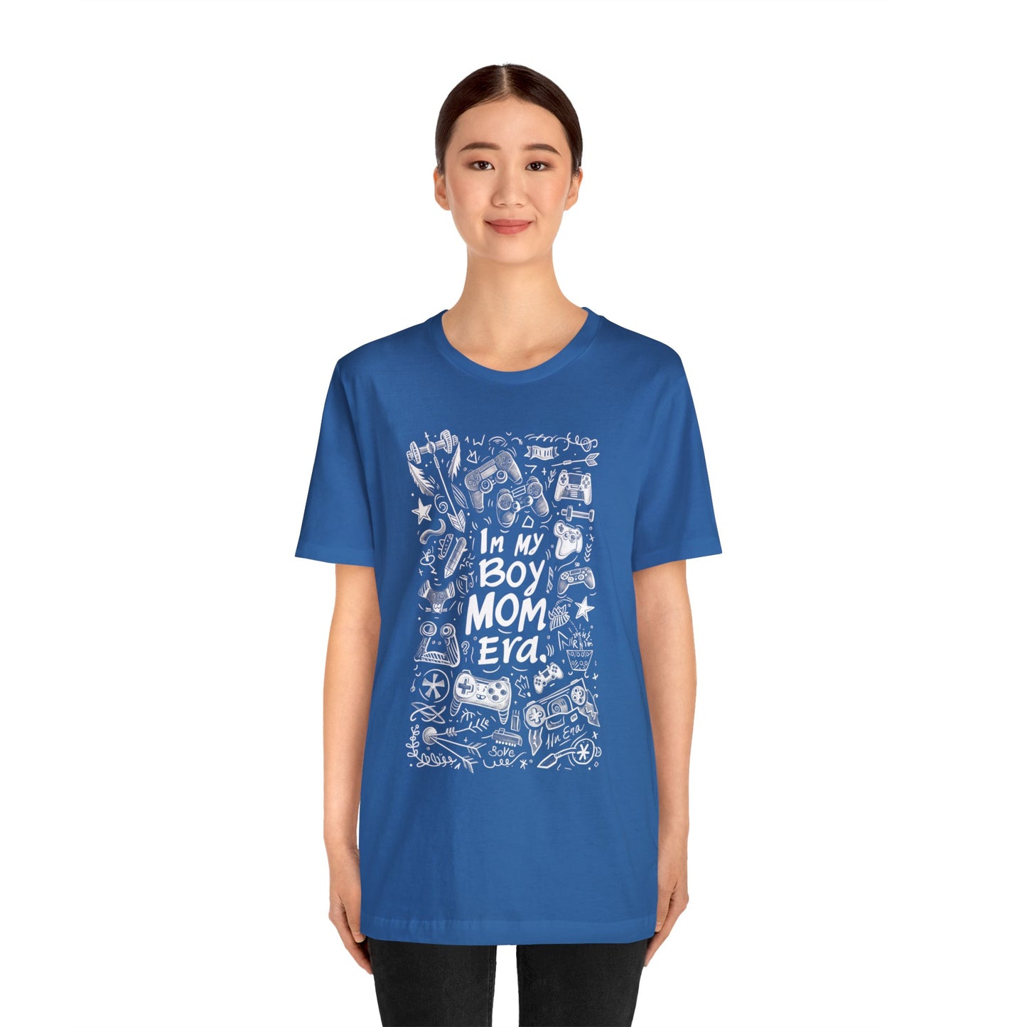 Unisex Jersey Short Sleeve Tee - In My Boy Mom Era - Gamer