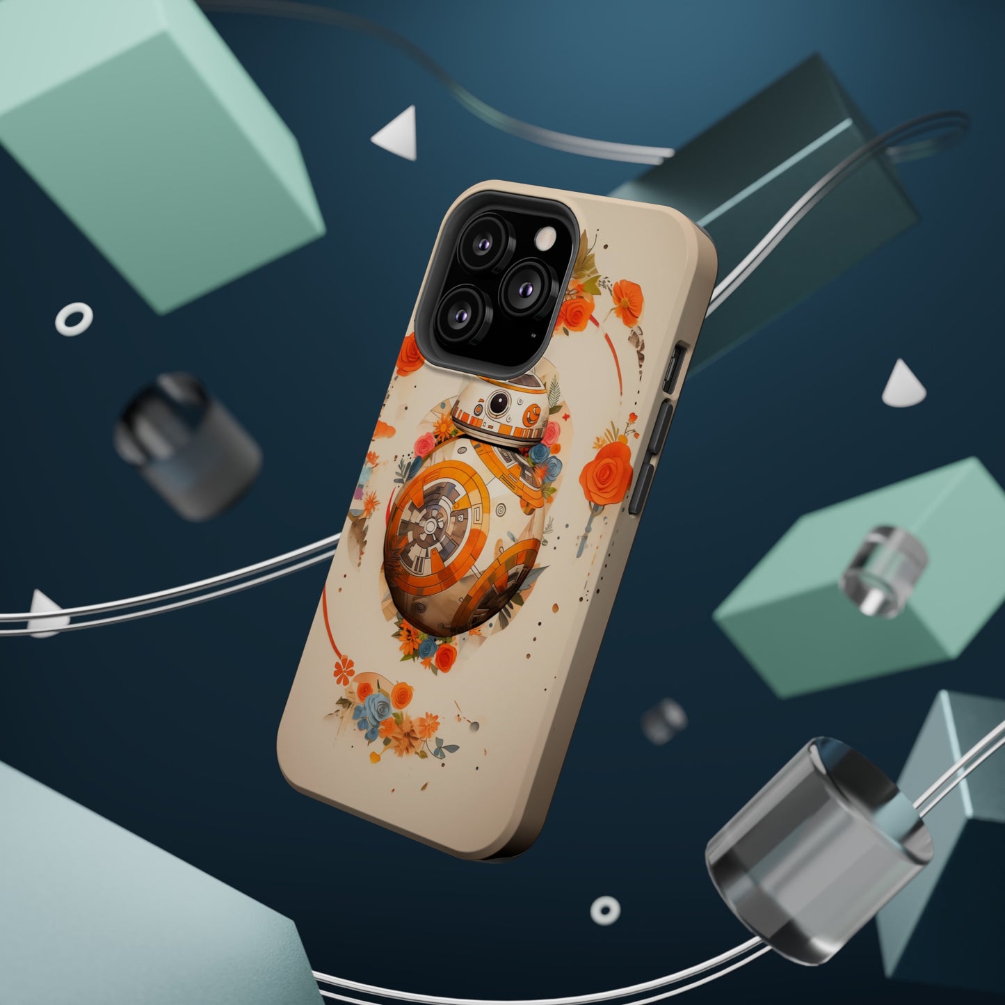 MagSafe Tough iPhone Case - BB-8 Paper Cut Craft Illustration