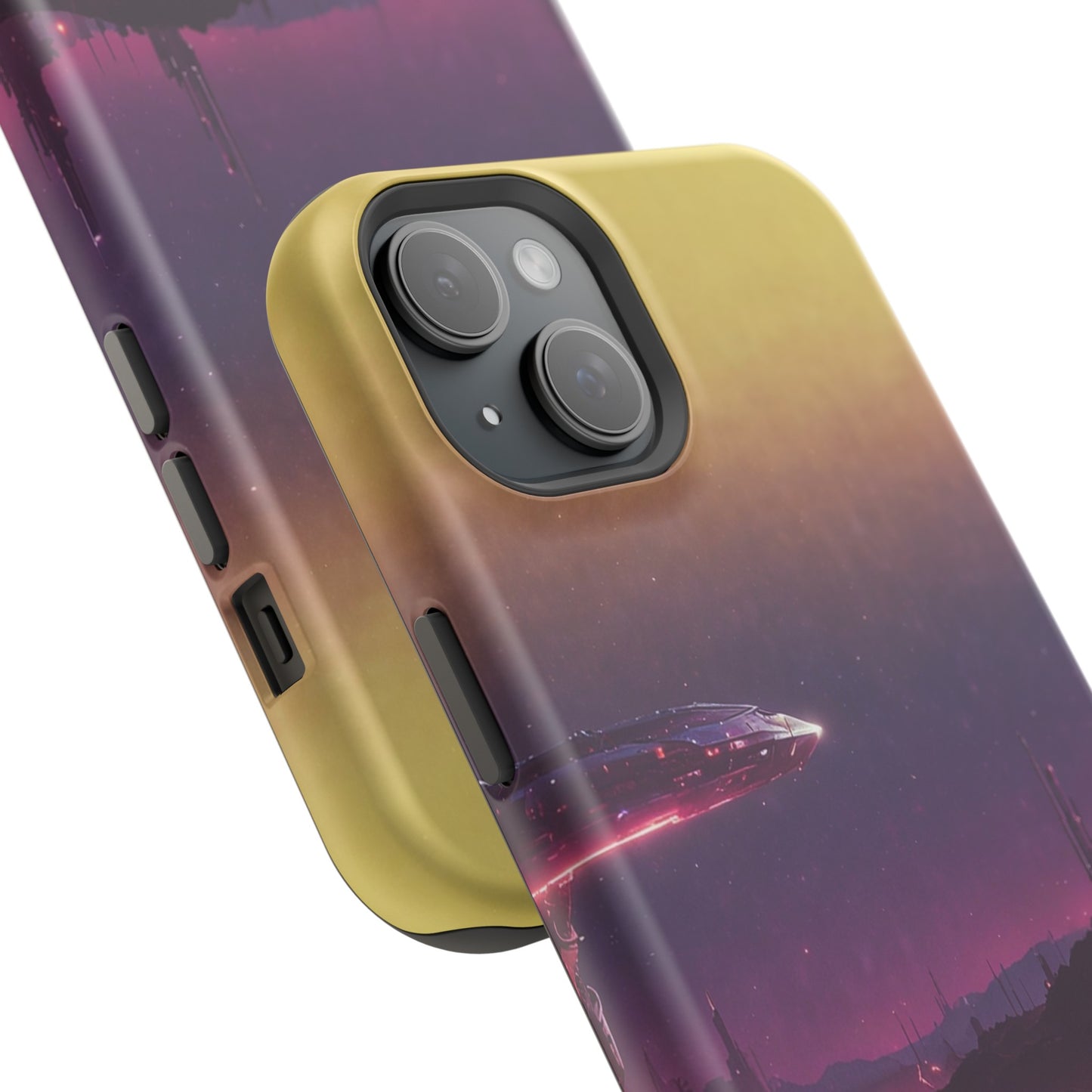 MagSafe Tough iPhone Case - "Cosmic Cyberpunk"