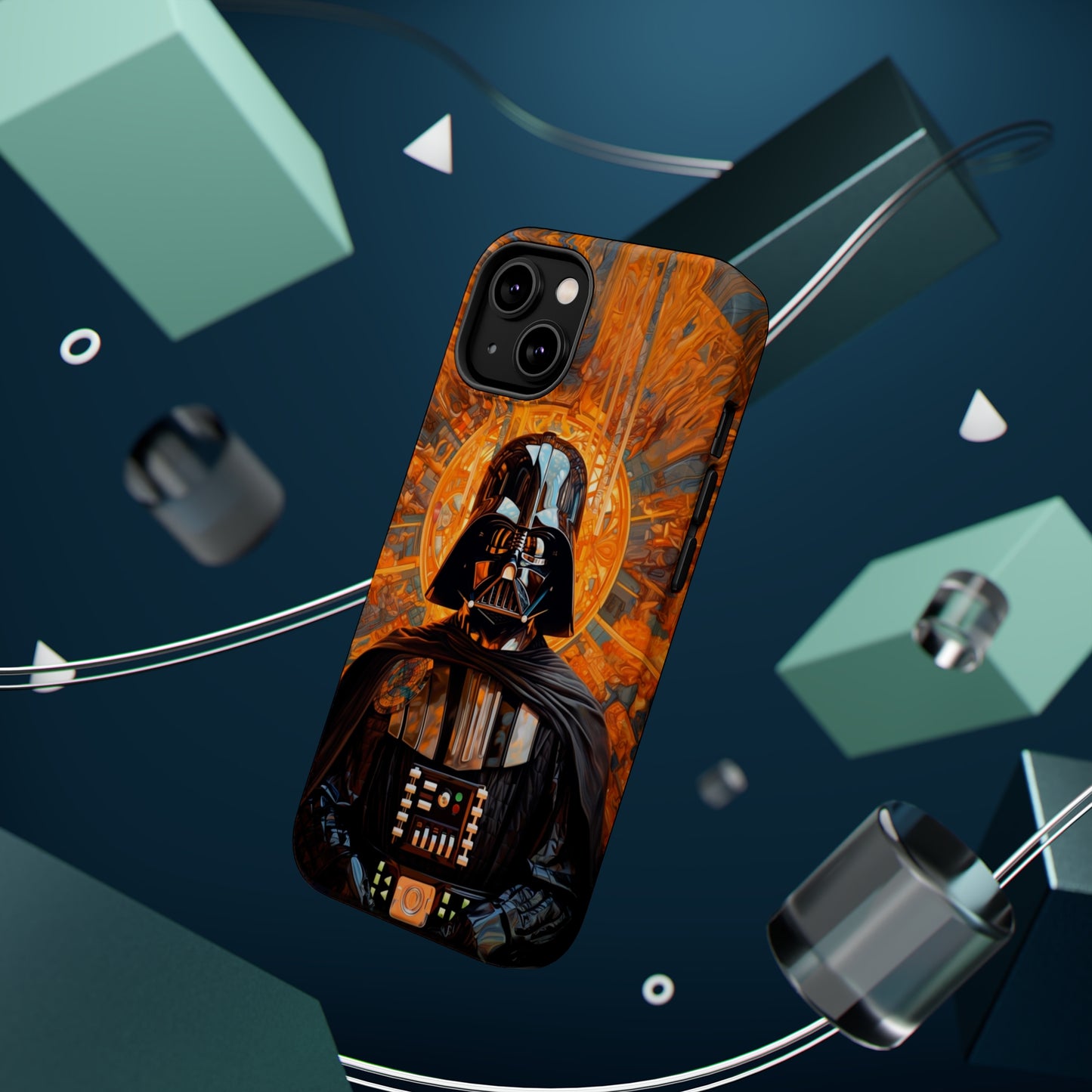 MagSafe Tough iPhone Case - Darth Vader Futurism