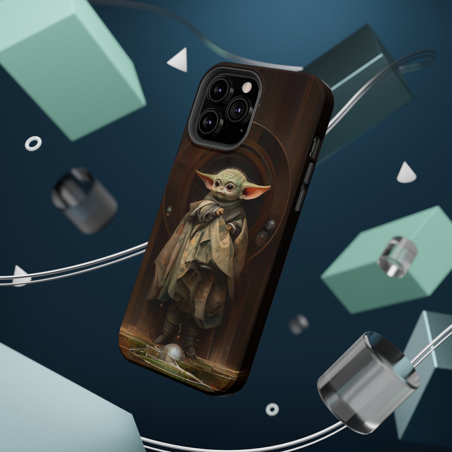 MagSafe Tough iPhone Case - Baby Yoda Grogu Renaissance Painting