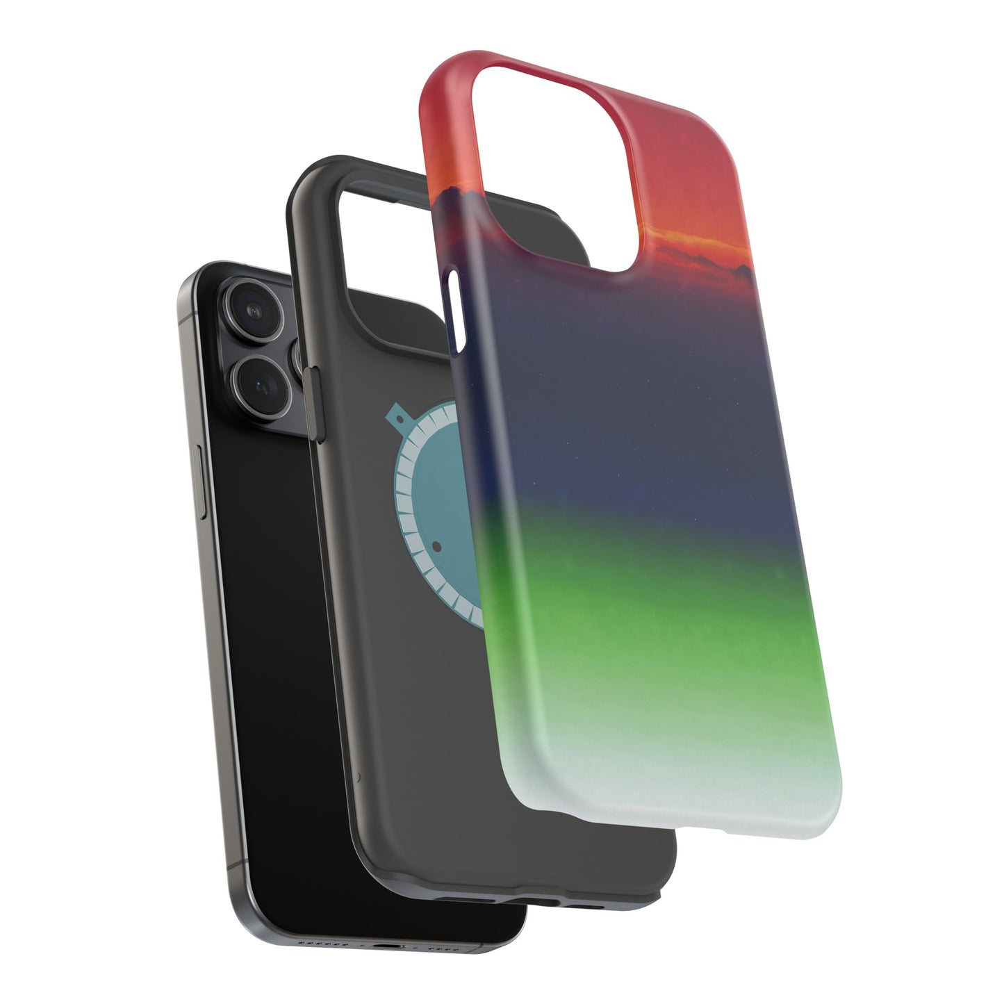 MagSafe Tough iPhone Case - "Cosmic Cyberpunk"