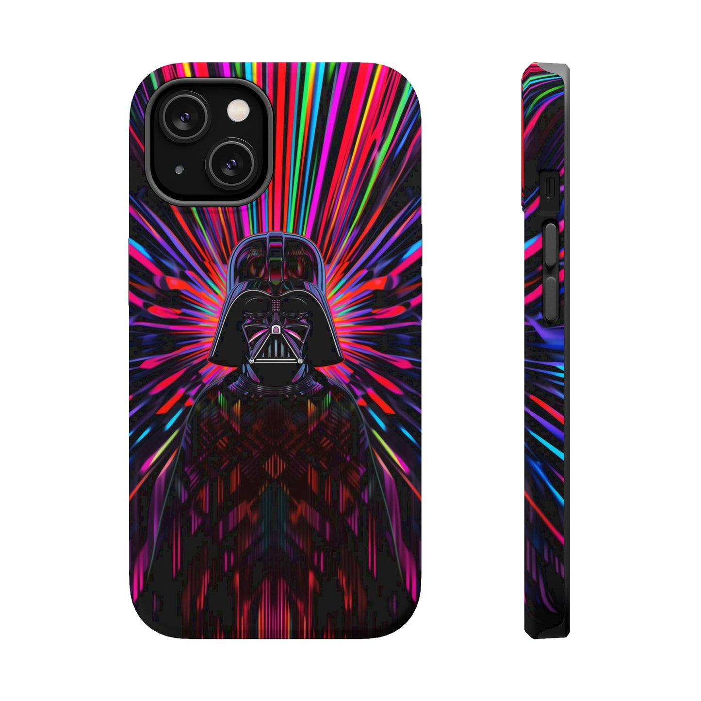MagSafe Tough iPhone Case - Darth Vader Op Art Vintage