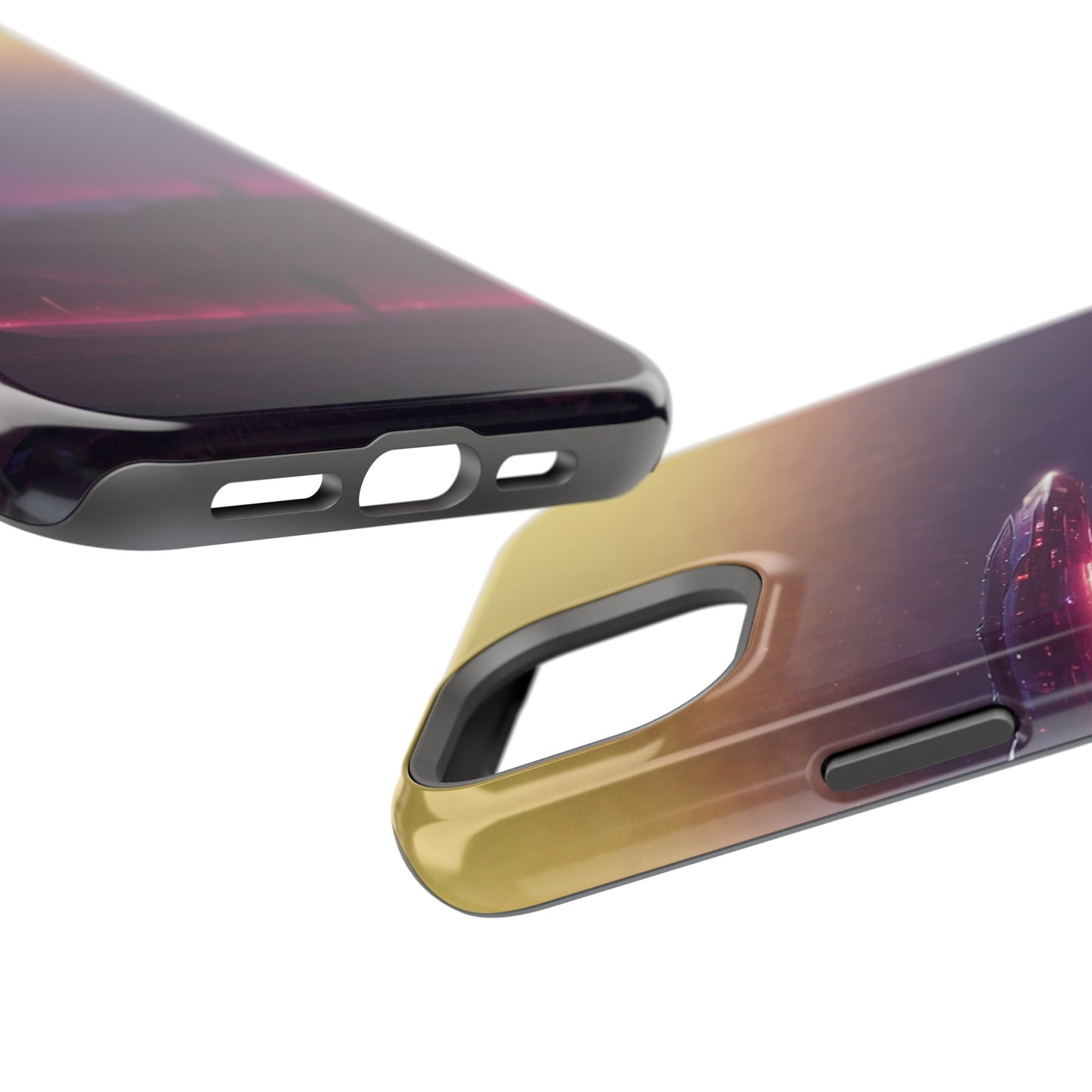 MagSafe Tough iPhone Case - "Cosmic Cyberpunk"