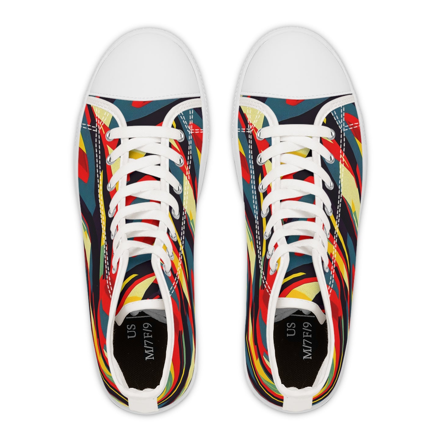 Women's High Top Sneakers - Pulp Galaxy Abstract