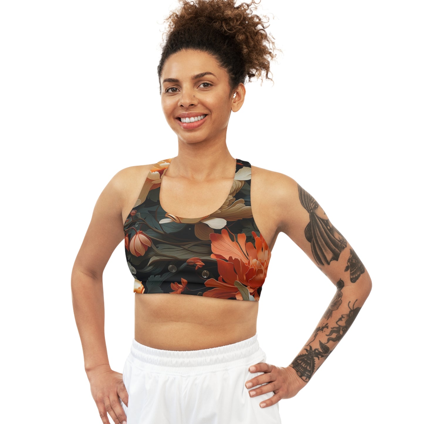 Sports Bra - Annora Marichyasana Anime Koi Fish