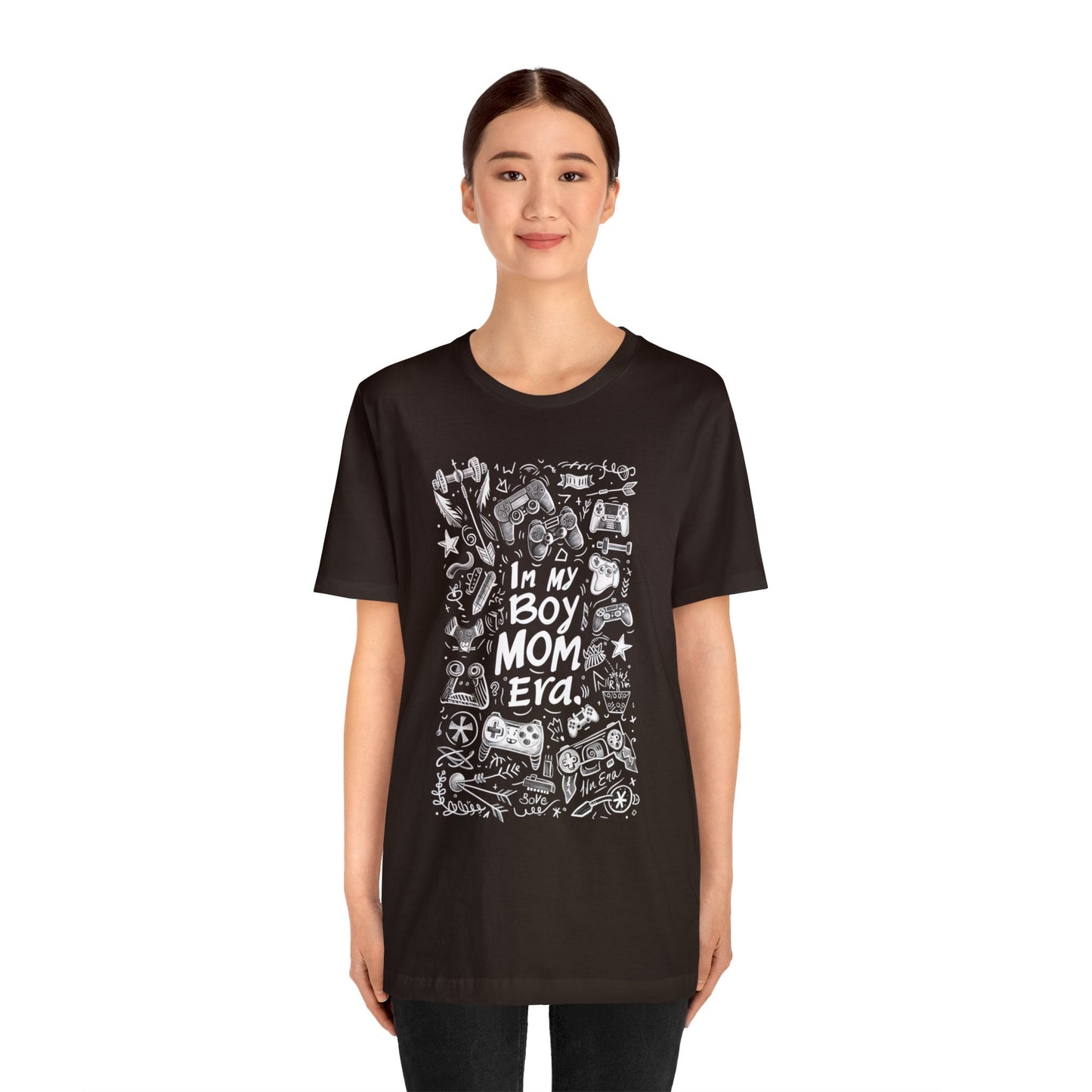 Unisex Jersey Short Sleeve Tee - In My Boy Mom Era - Gamer