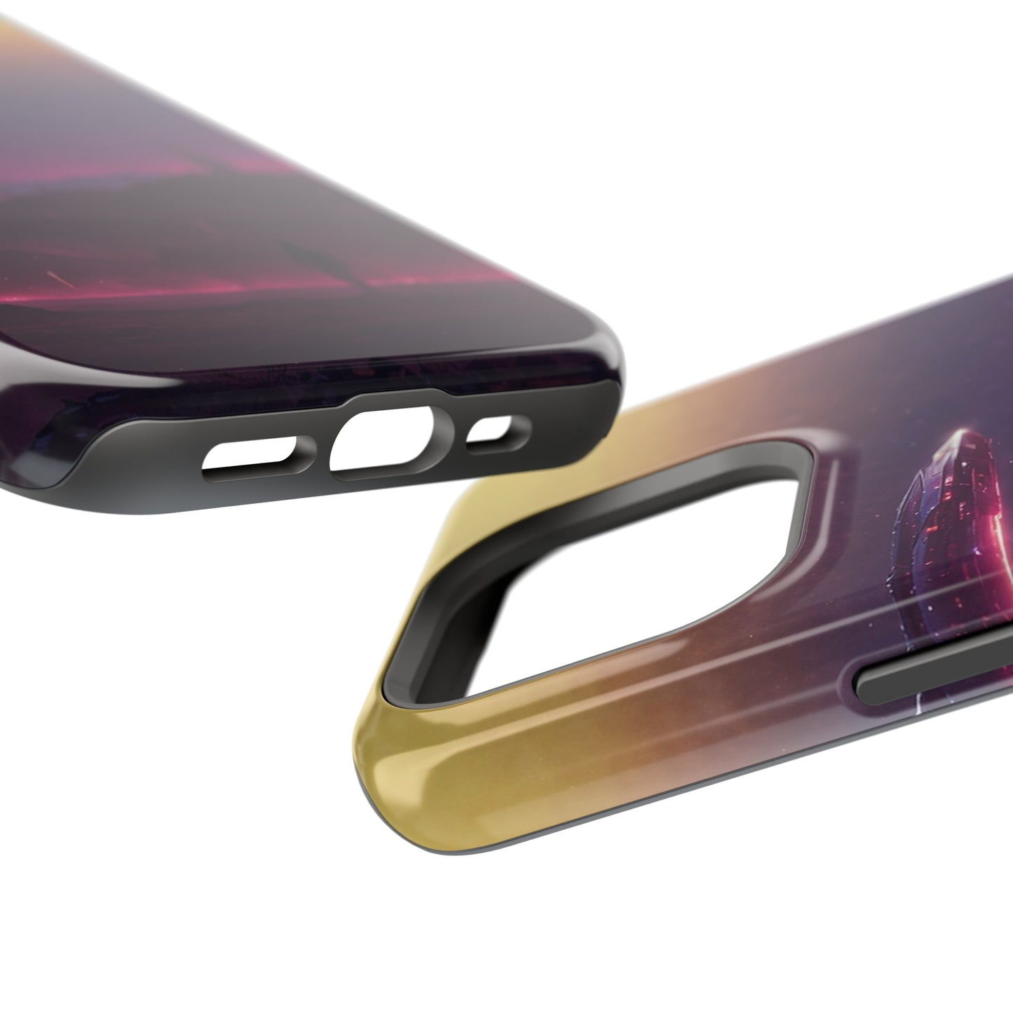 MagSafe Tough iPhone Case - "Cosmic Cyberpunk"