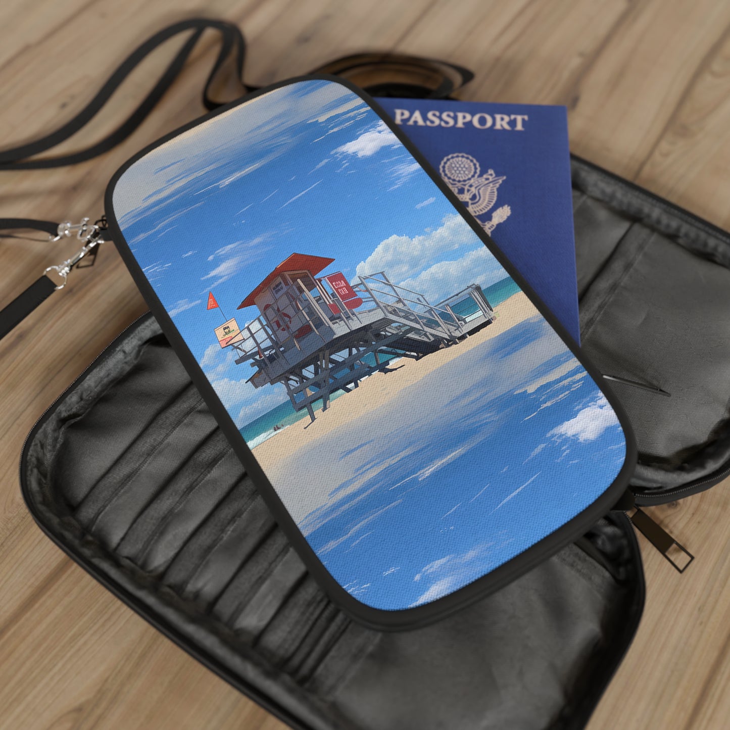 Passport Wallet - Love and Santa Monica