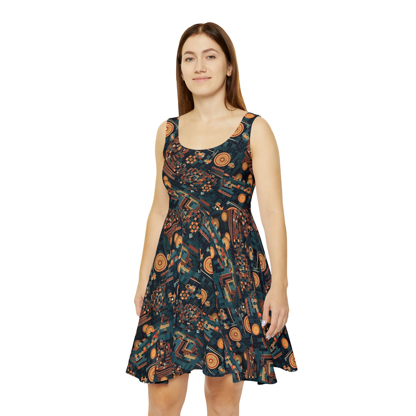 Women's Skater Dress - Empire in Repose
