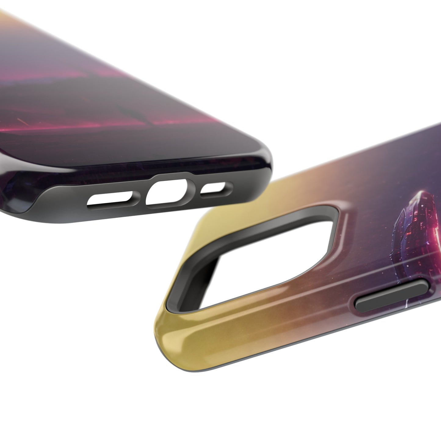 MagSafe Tough iPhone Case - "Cosmic Cyberpunk"