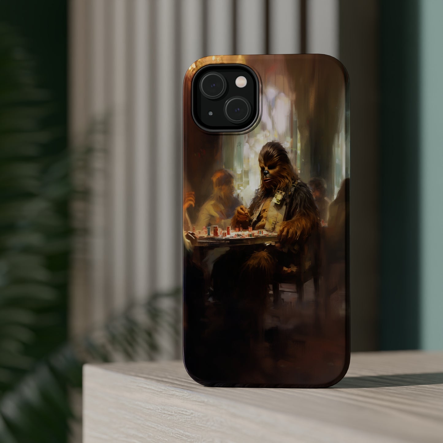 MagSafe Tough iPhone Case - ChewbaccaPlaying Poker