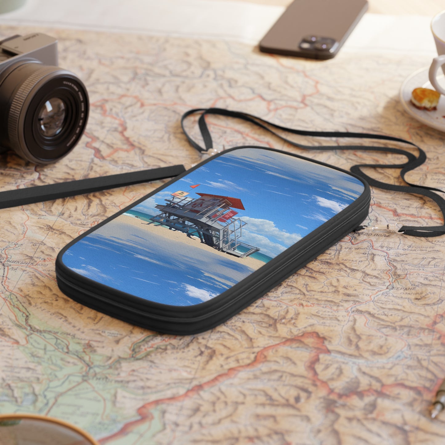 Passport Wallet - Love and Santa Monica