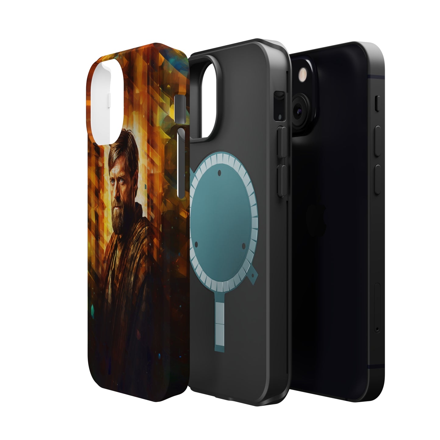 MagSafe Tough iPhone Case - Obi Wan Kenobi Abstract Expressionism