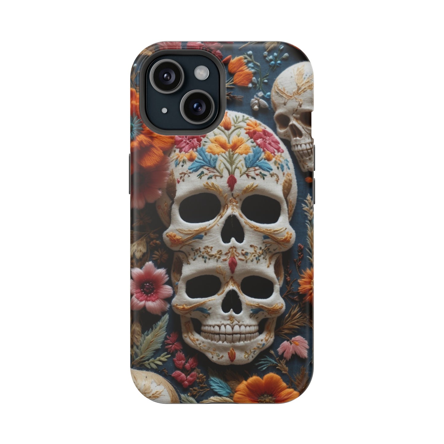 MagSafe Tough iPhone Case - "Artistic Embroidery"