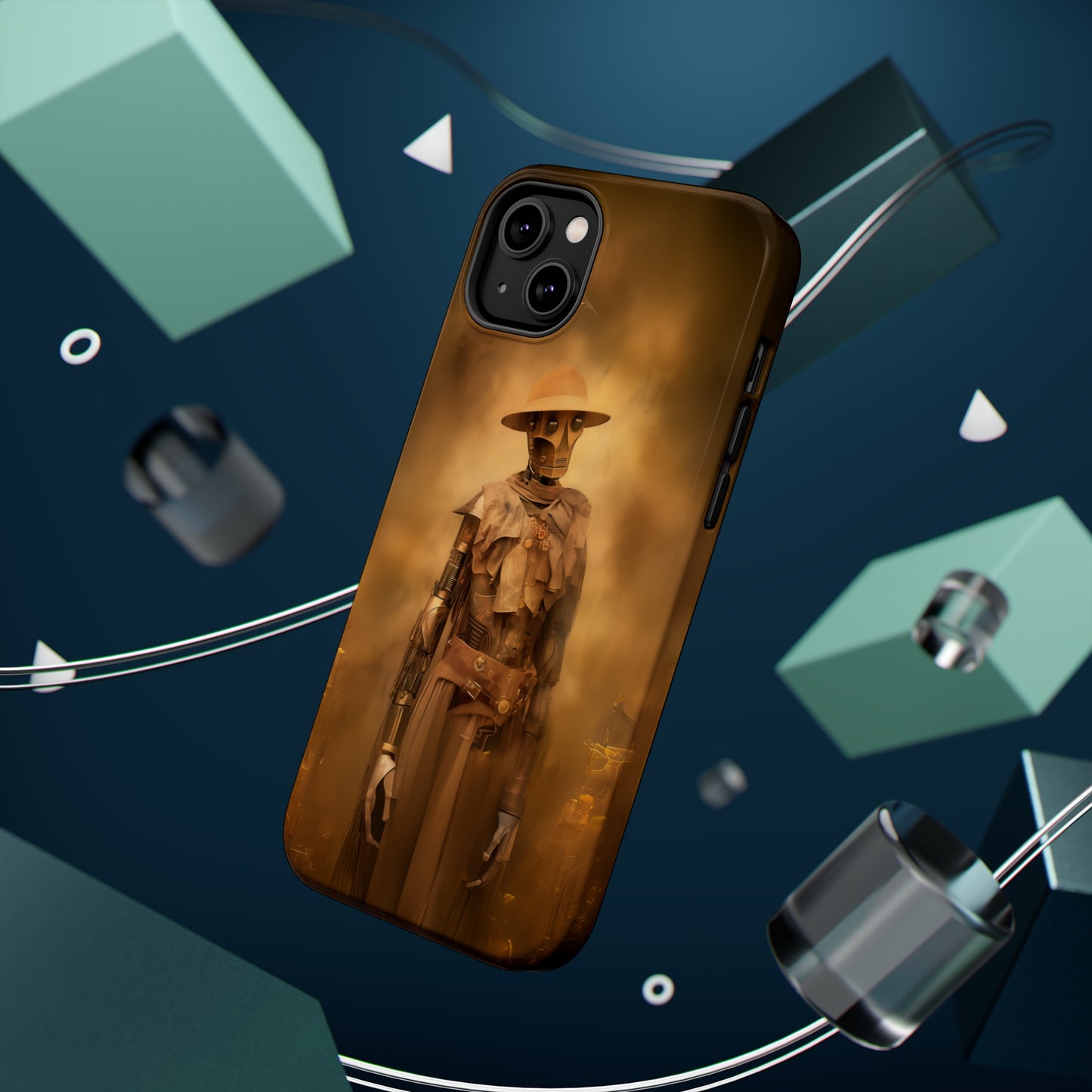 MagSafe Tough iPhone Case - C3P0 Wild West Photography Sepia Vintage Film