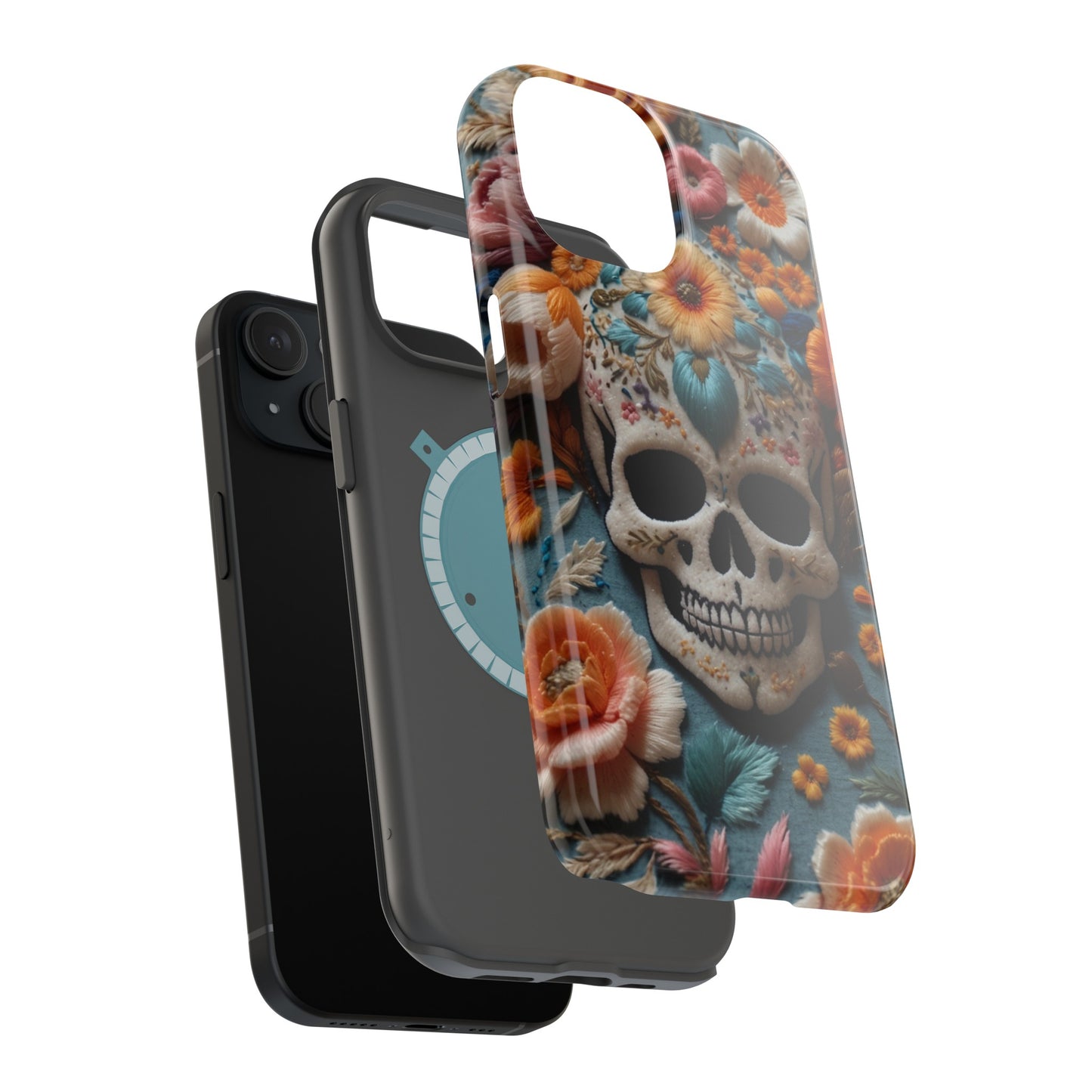 MagSafe Tough iPhone Case - "Embroidery Artistry"