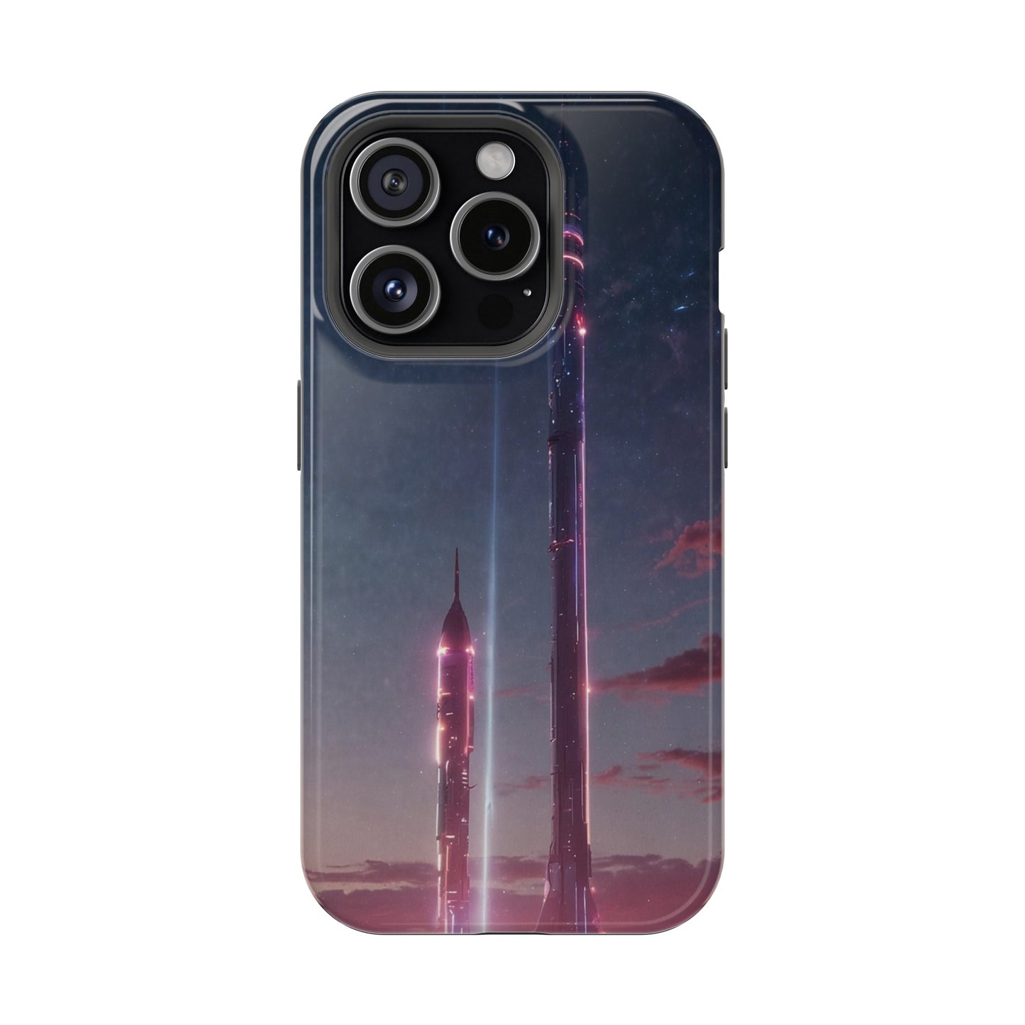 MagSafe Tough iPhone Case - Galactic Cyberpunk