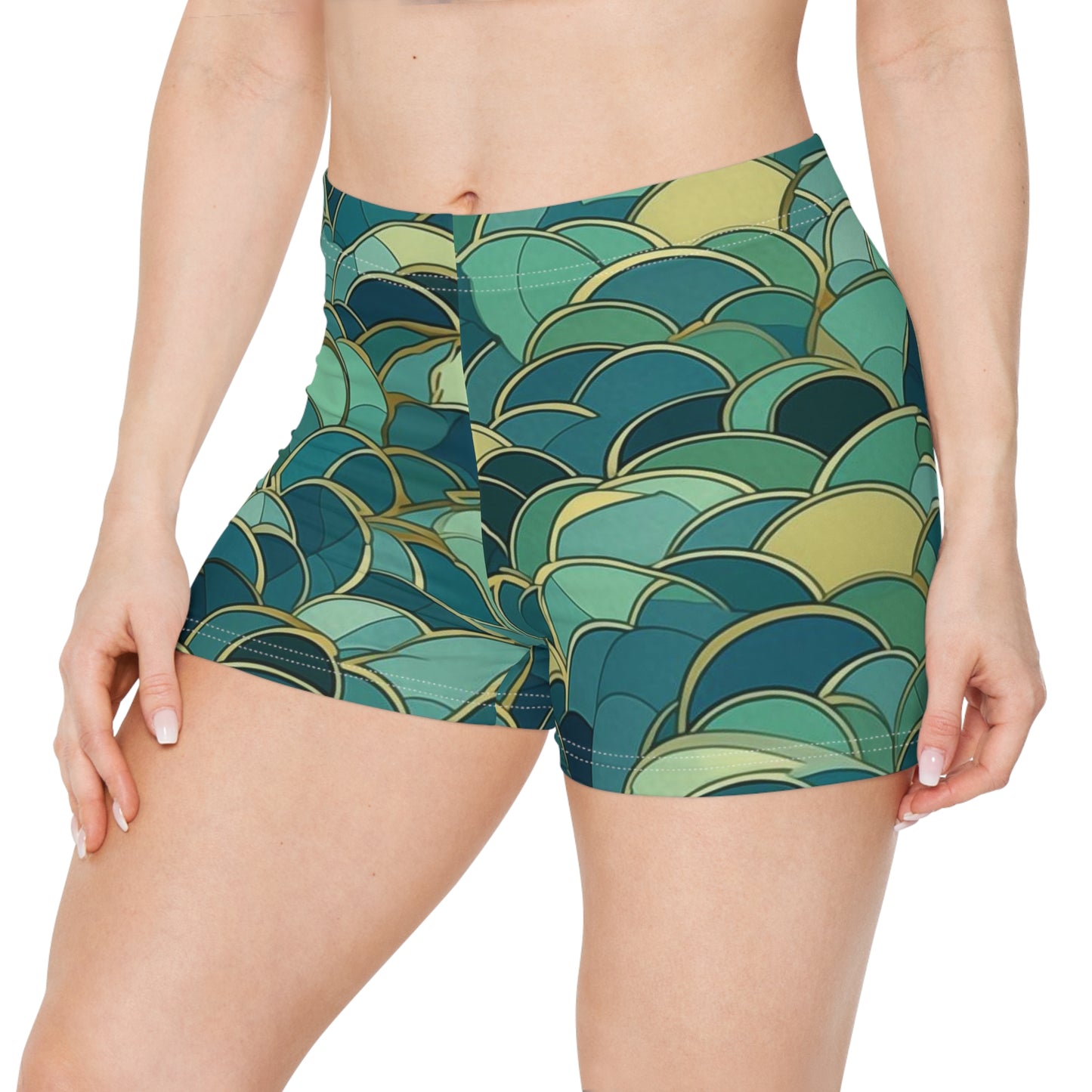 Workout Shorts - Wilkin Dhanurasana Moroccan