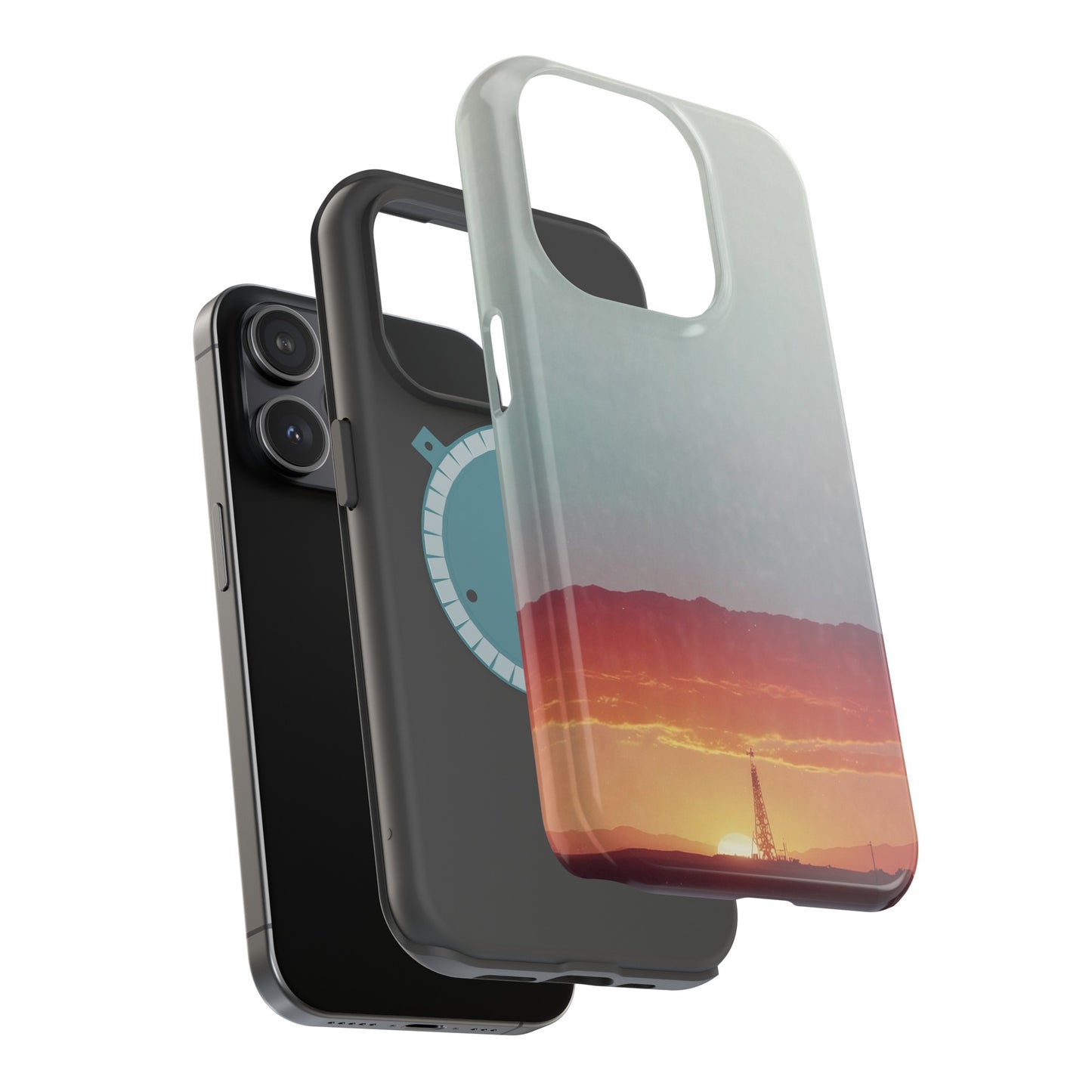 MagSafe Tough iPhone Case - "Galactic Synthwave"