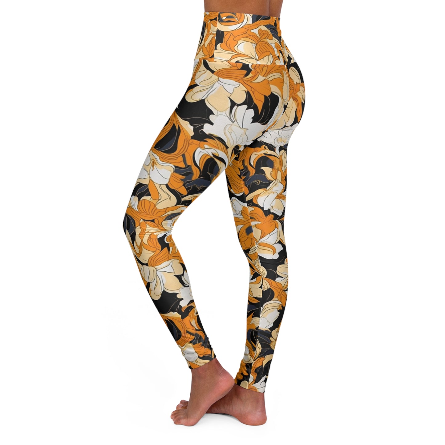 High Waisted Leggings - Vermeer Burgundy