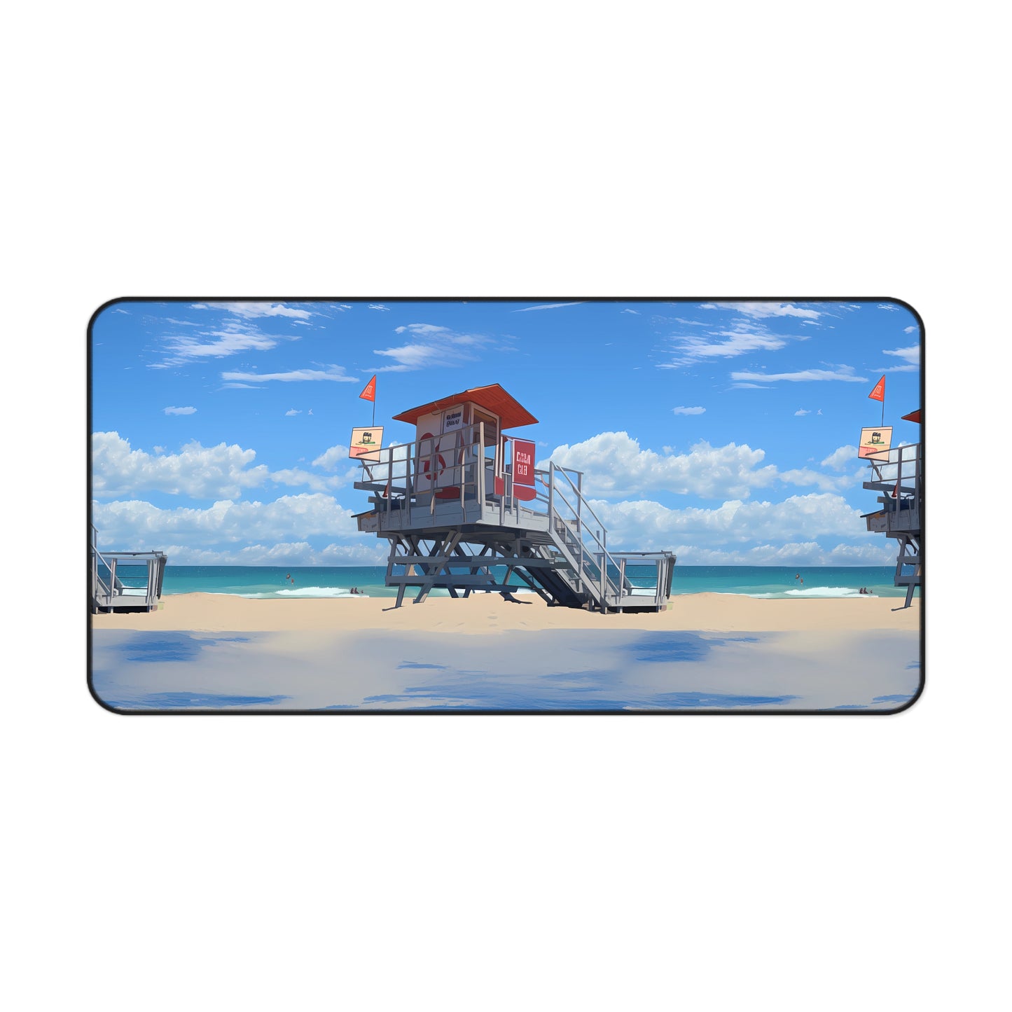 Desk Mat - Love and Santa Monica