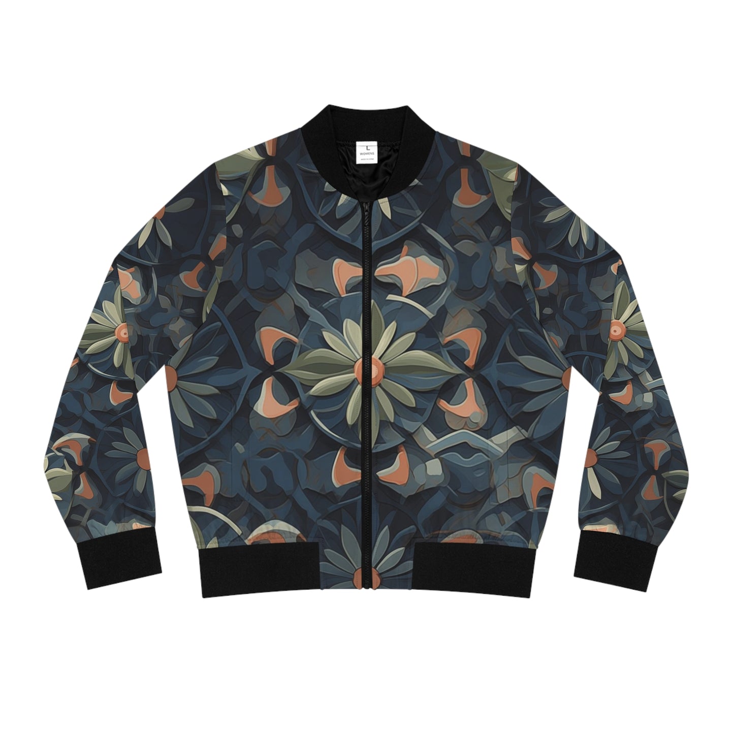 Women's Bomber Jacket - Baby Yoda Grogu Renaissance Painting