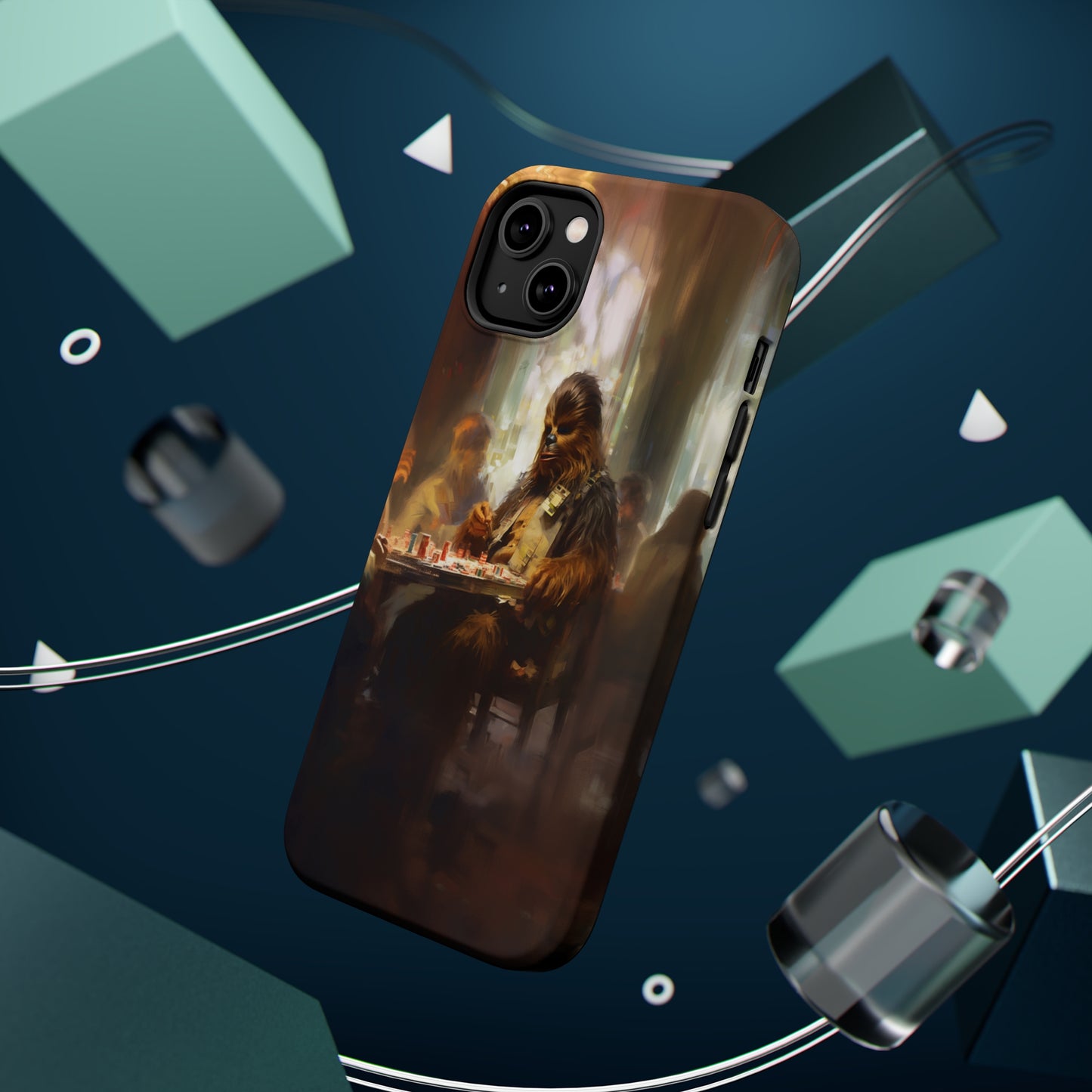 MagSafe Tough iPhone Case - ChewbaccaPlaying Poker