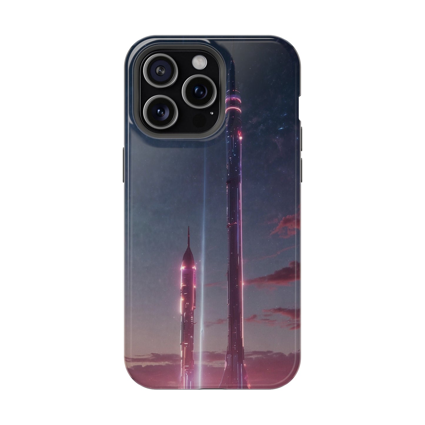 MagSafe Tough iPhone Case - Galactic Cyberpunk