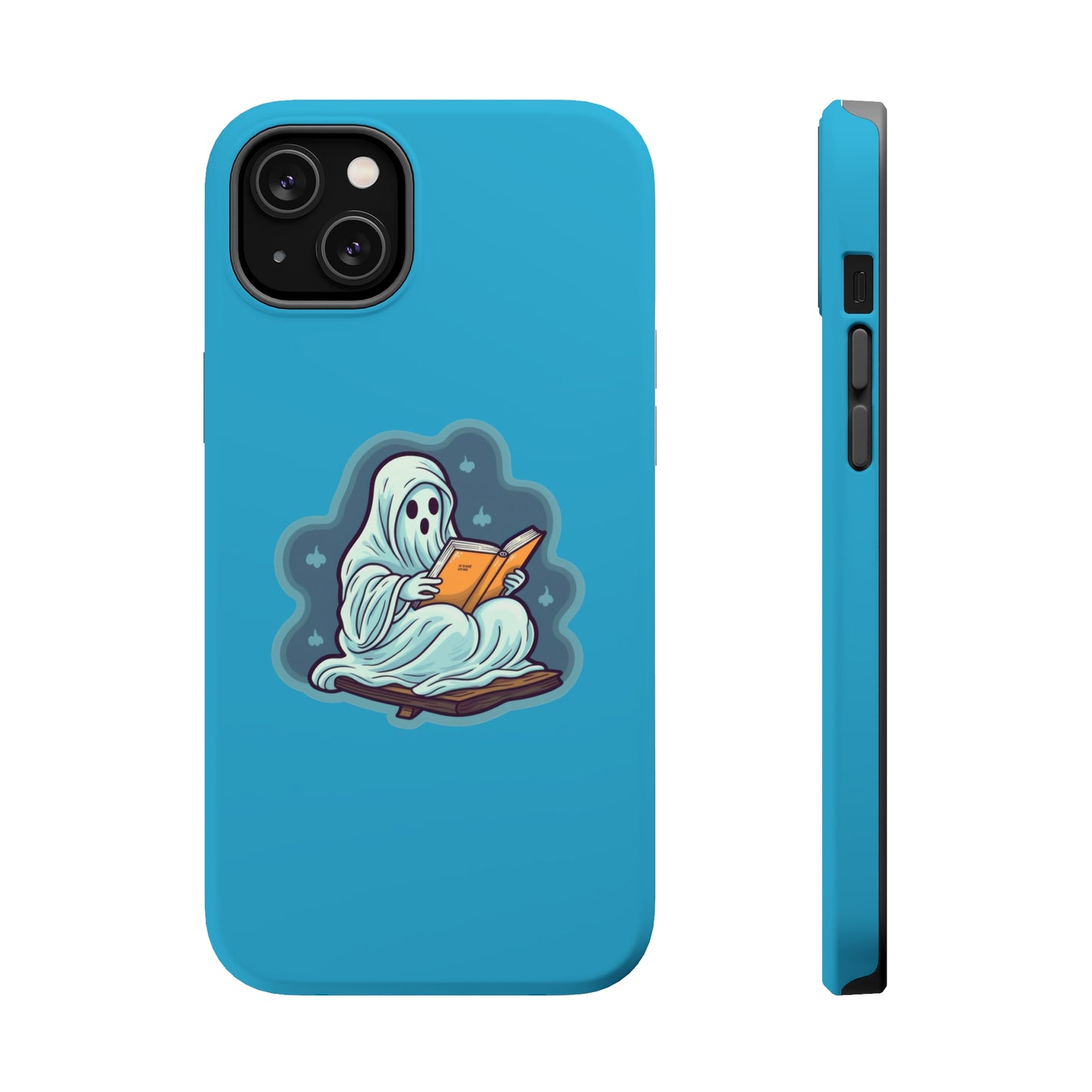 Bookish Ghost Phone Case, Halloween Literary iPhone Case, Teacher's Halloween Present, Librarian Themed Phone Case, Spooky Ghost iPhone Case