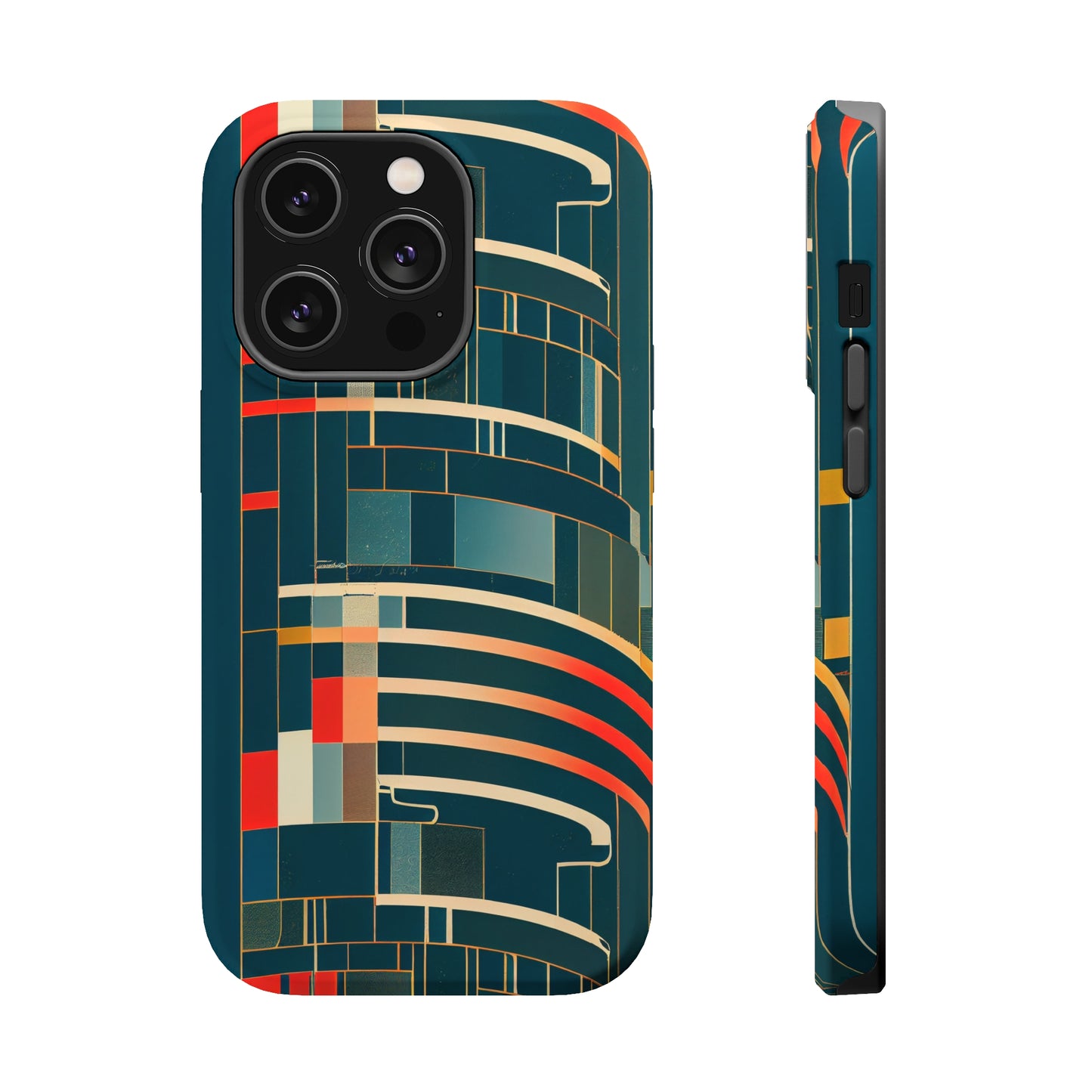 MagSafe Tough iPhone Case - Mecha Modernist