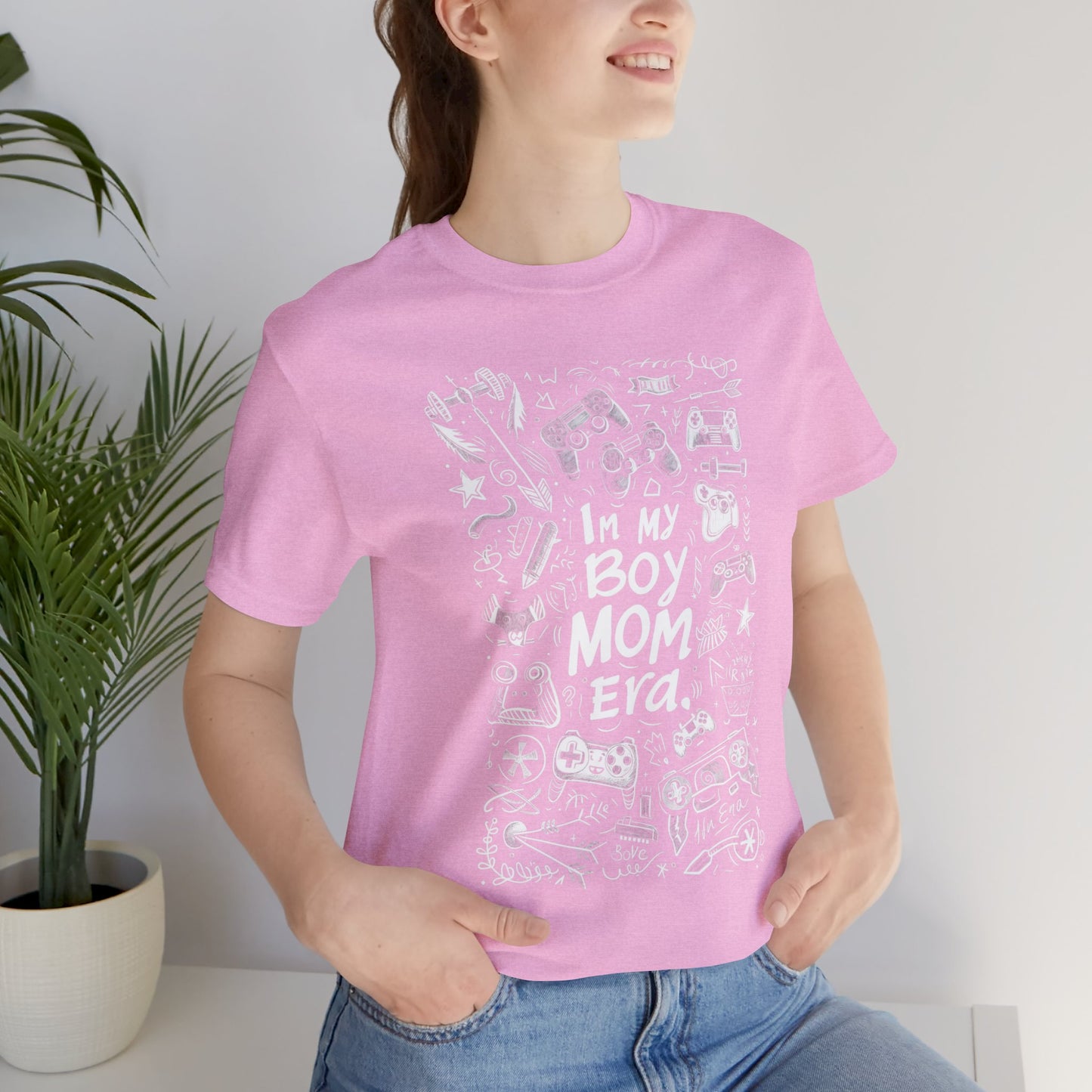 Unisex Jersey Short Sleeve Tee - In My Boy Mom Era - Gamer