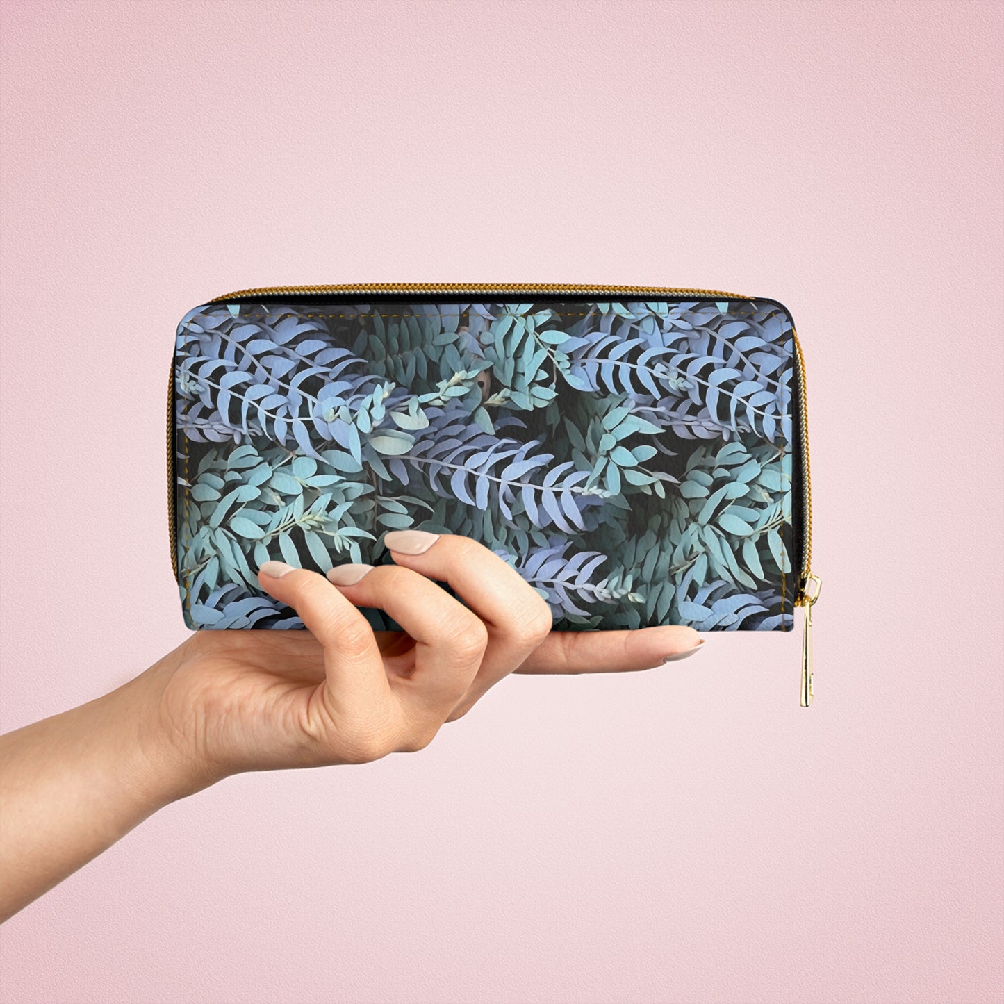 Zipper Wallet - Purple Sage, Purple Sage
