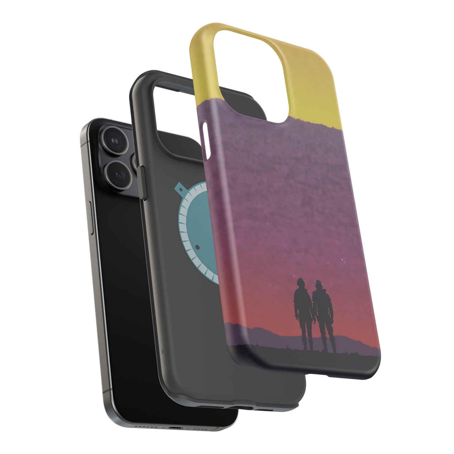 MagSafe Tough iPhone Case - "Cosmic Synthwave"