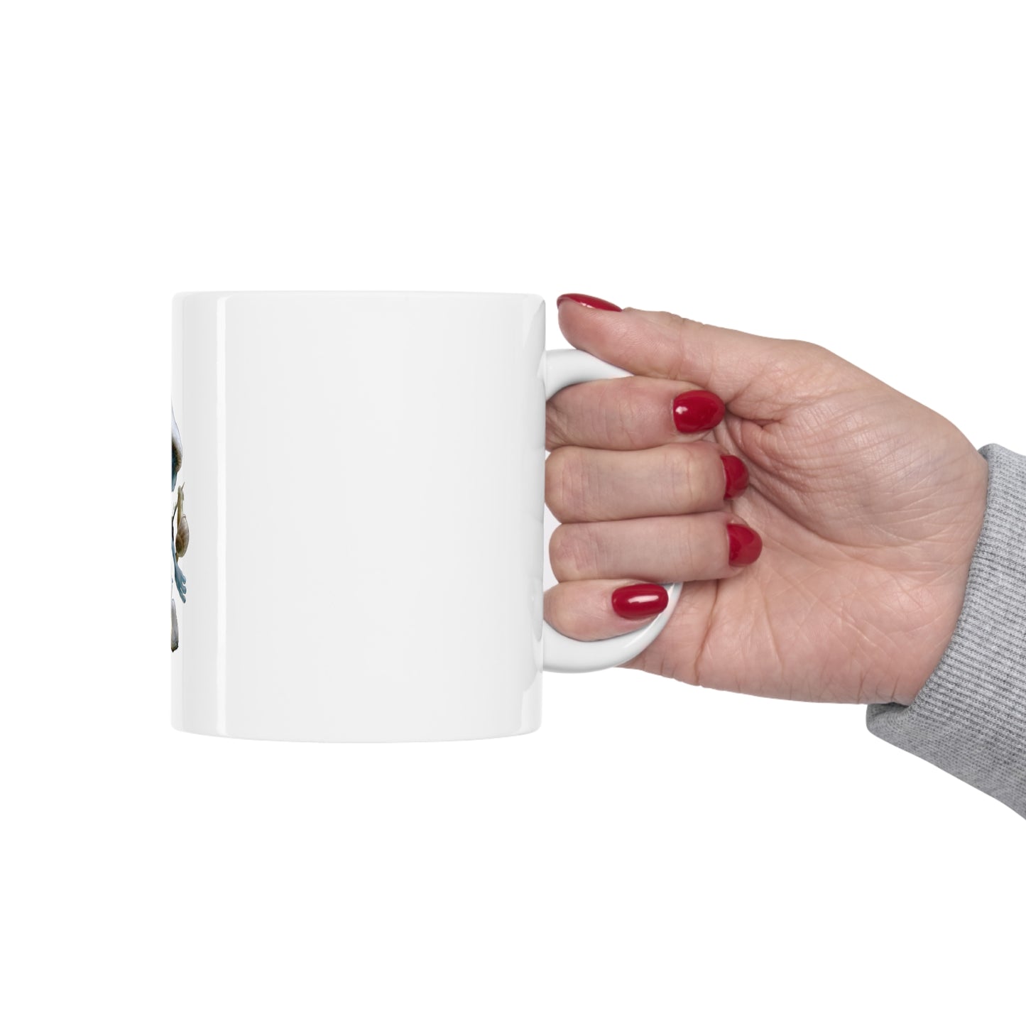 Ceramic Mug 11oz - SmurfCat WeLiveWeLoveWeLie
