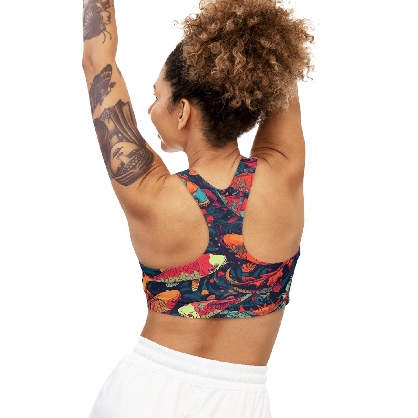 Sports Bra - Koi Menagerie